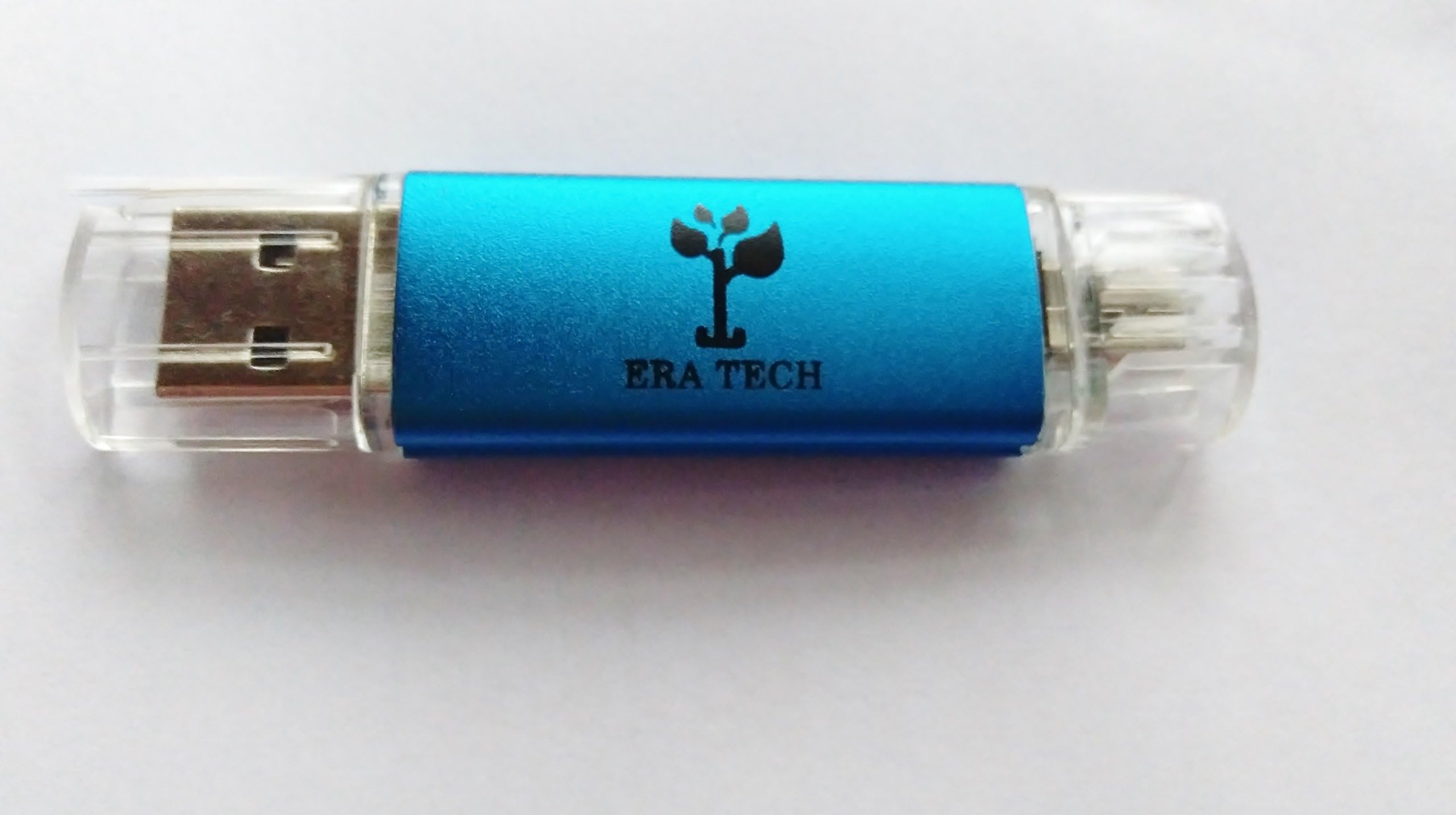 Two Way Dual USB OTG Memory Stick Flash Drive - USB to Micro USB Memory Stick, USB Flash Drive For Mobile phone and Computer - 8GB,16GB, 32GB. Compatible with all Android and Windows smart phones and tablets (16GB, Blue)