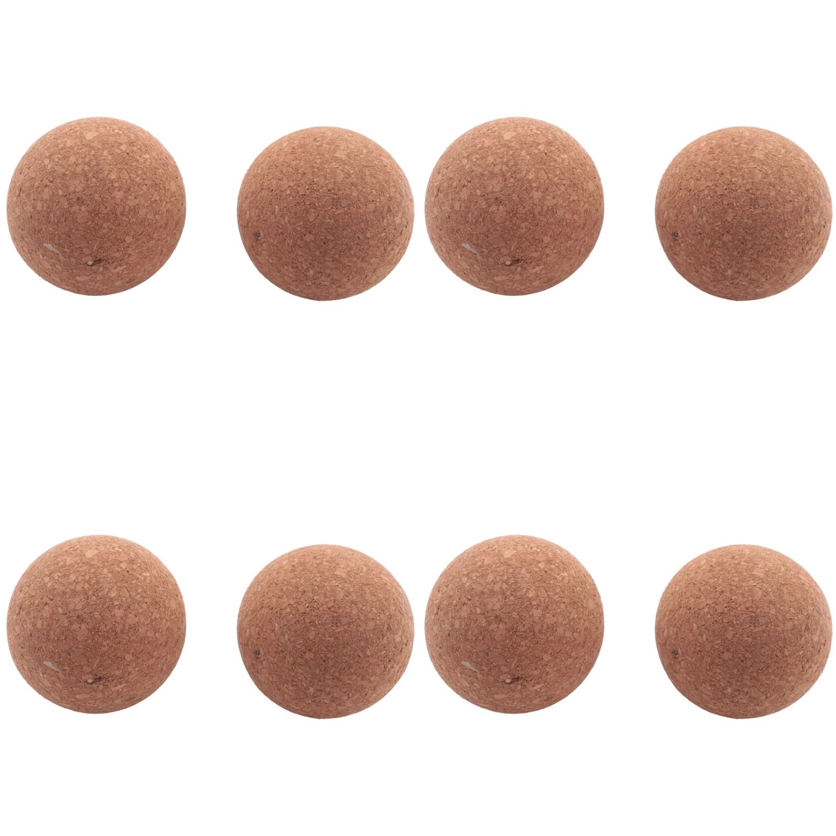 Oewwthy Wood Color 8 Pieces Wooden Cork Ball Wine Stopper, Cork Ball Stopper For Wine Decanter Carafe Bottle Replacement 2.1 Inch/ 5.5 Cm