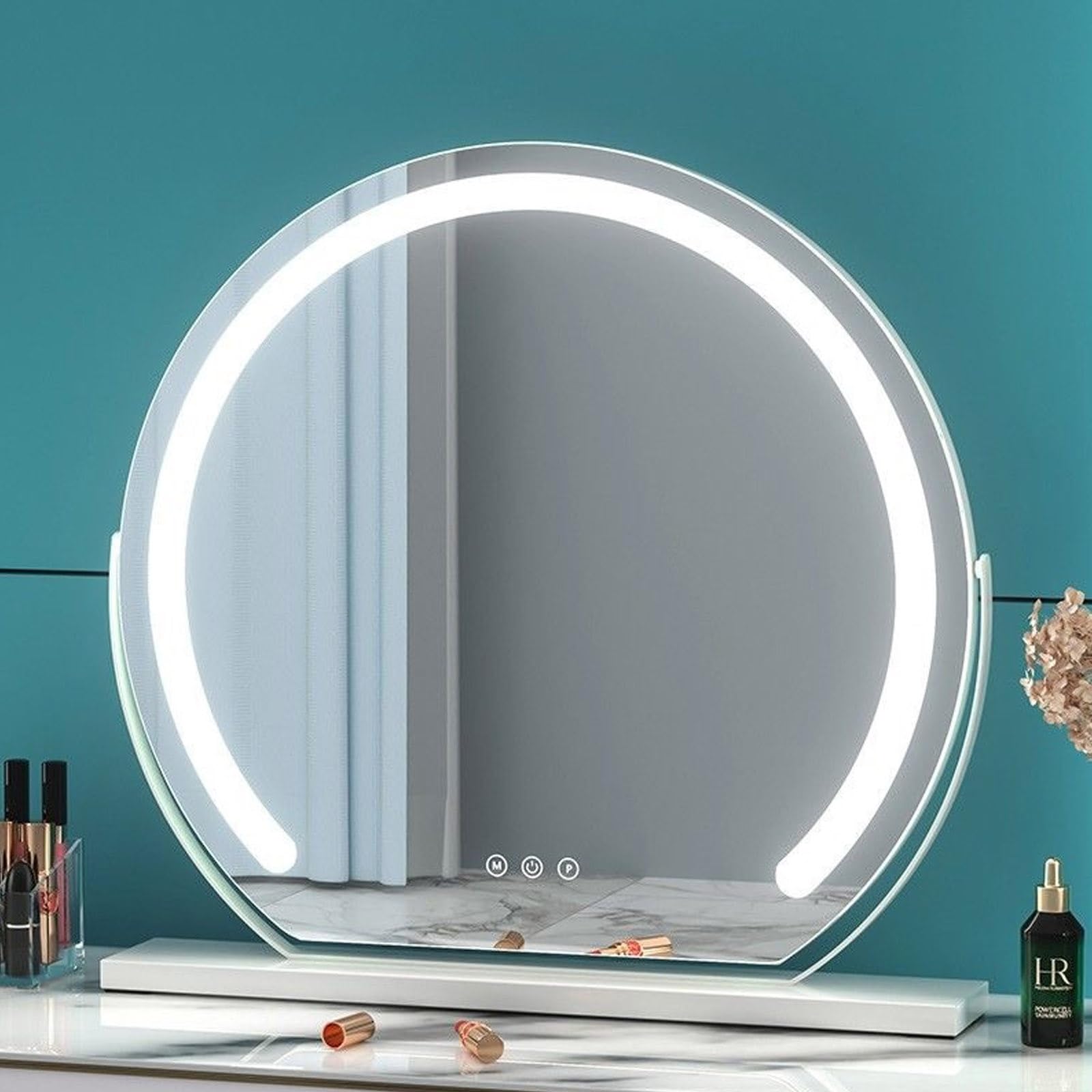 FERKAP Rechargeable Makeup Mirror with Light?Lighted Vanity Mirror