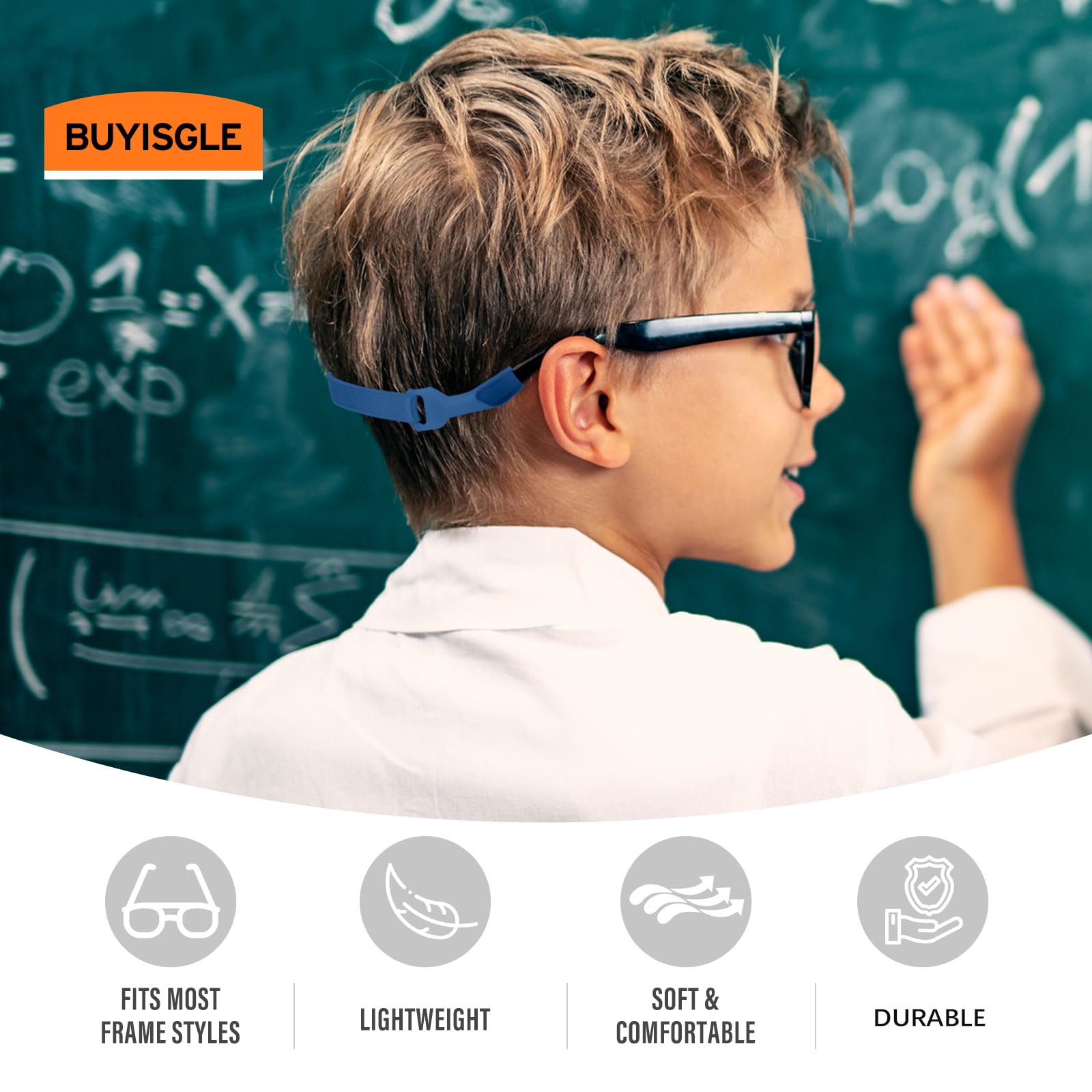Kids Eyeglass Straps - Prevent Drops & Keep Glasses Secure -5