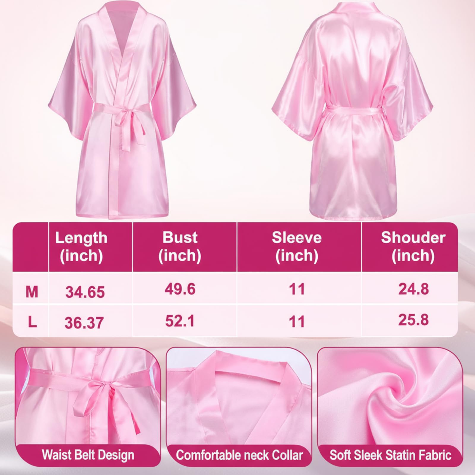 Maiteenly 5 Pcs Halloween Boxing Costume Set for Adult Women Pink Boxer Costumes Set with Satin Boxing Robe Face Paint