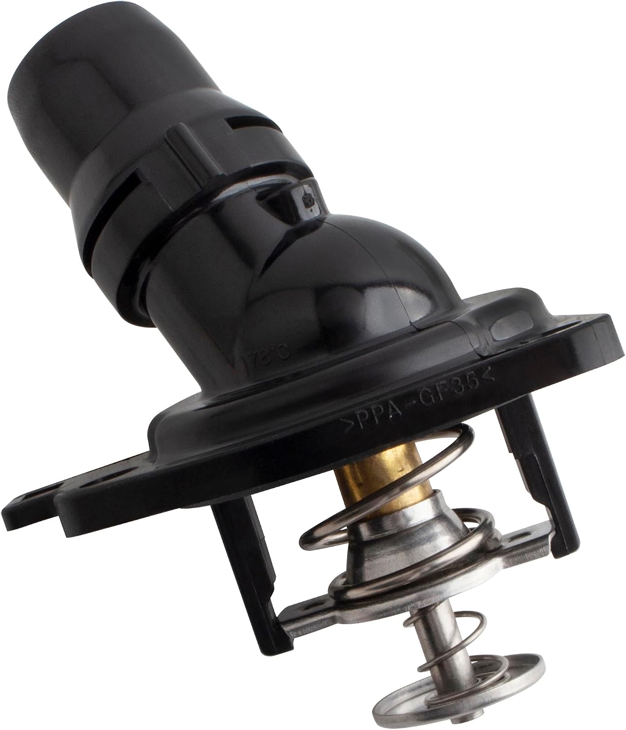 BOXI 902-5142 Engine Coolant Thermostat Housing Assembly Fits for for Acura TSX 2009-2014 / for Honda Accord 2003-2012 Crosstour 2012-2015 Element 2003-2011 L4 2.4L / Replaces 19301RAAA02 19301R40A01
