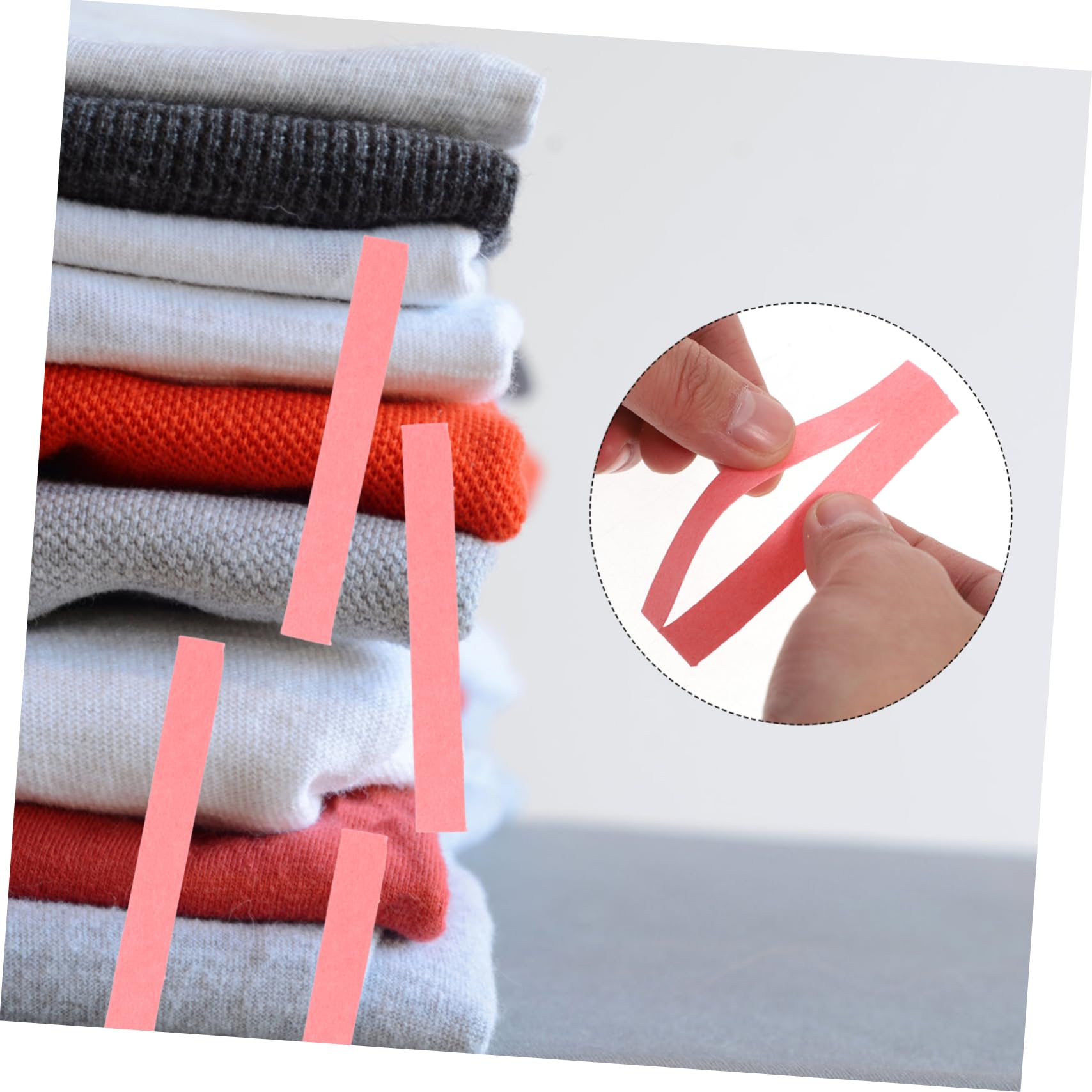 Beschreibbare Wäscheetiketten aus Papier Kleidungsetiketten 5200 Stück in Rosa Praktische Namensetiketten für Kinder für T-shirts und Innenschuhe für Kindergarten und Zuhause