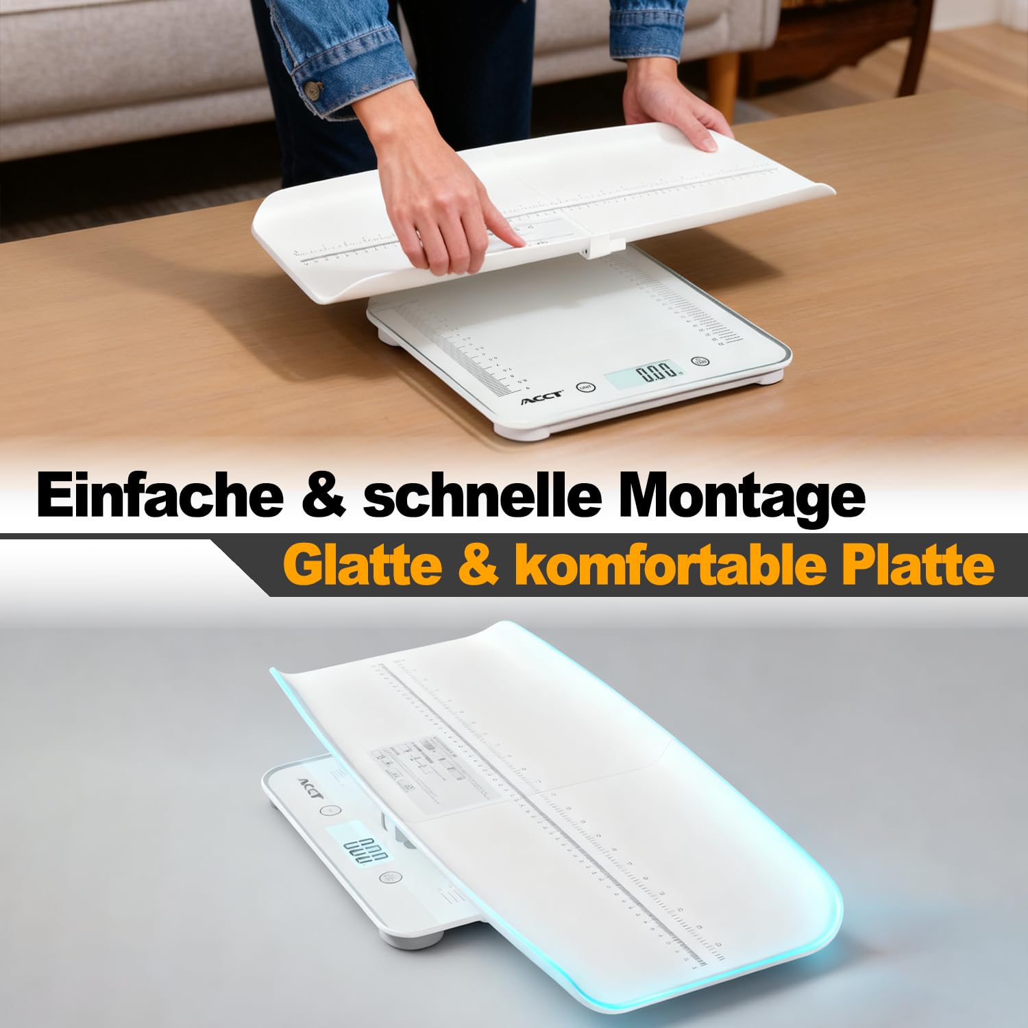 Bilancia multifunzione per bambini e animali domestici, bilancia digitale per neonati, cuccioli e gatti, accurata fino a 179,6 kg, misurazione dell'altezza di 63 cm, schermo LED, 3 unità con funzione