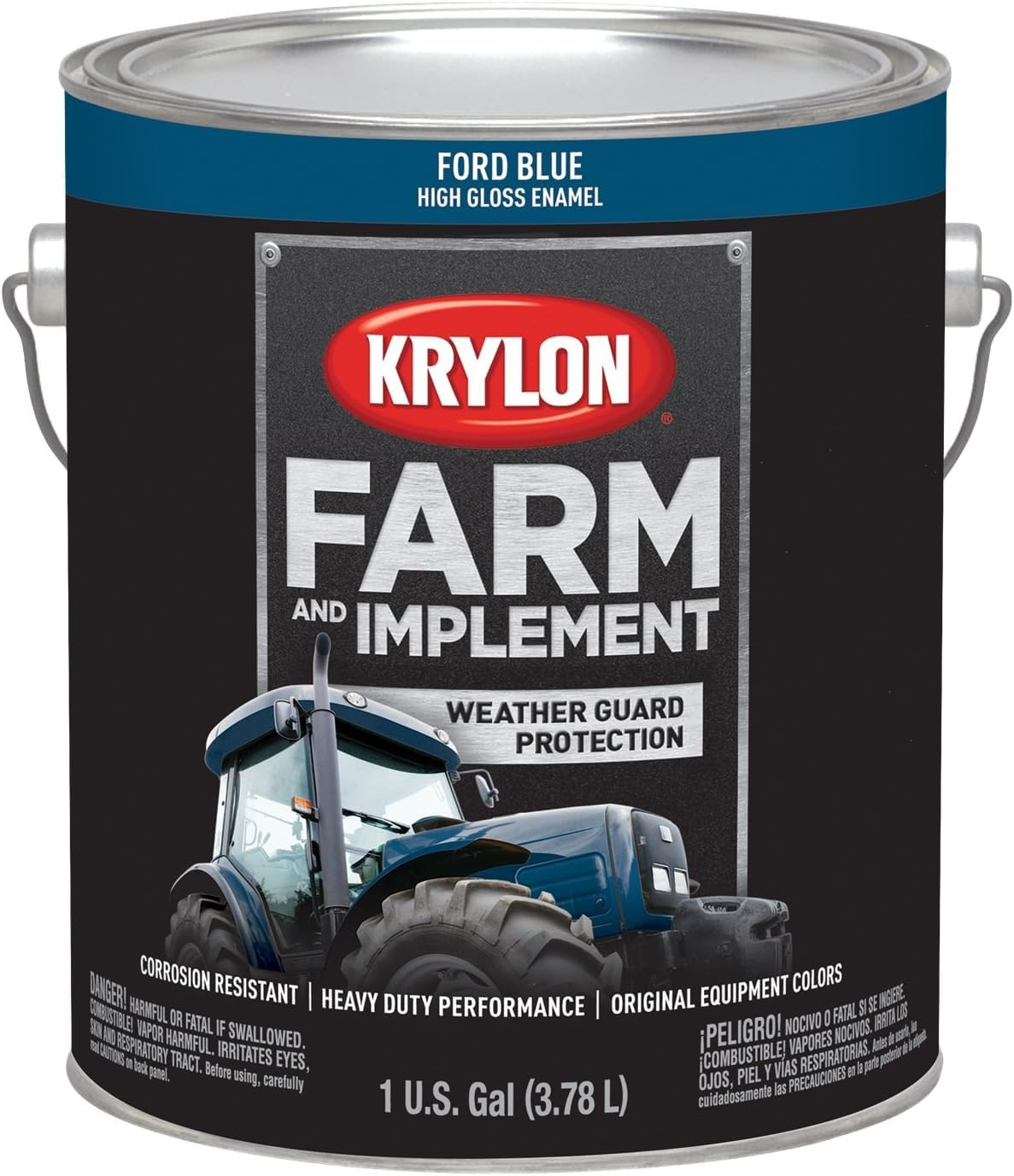 Krylon Farm &amp; Implement Paint Gallons Ford Blue, 1 Gallon (Pack of 1)