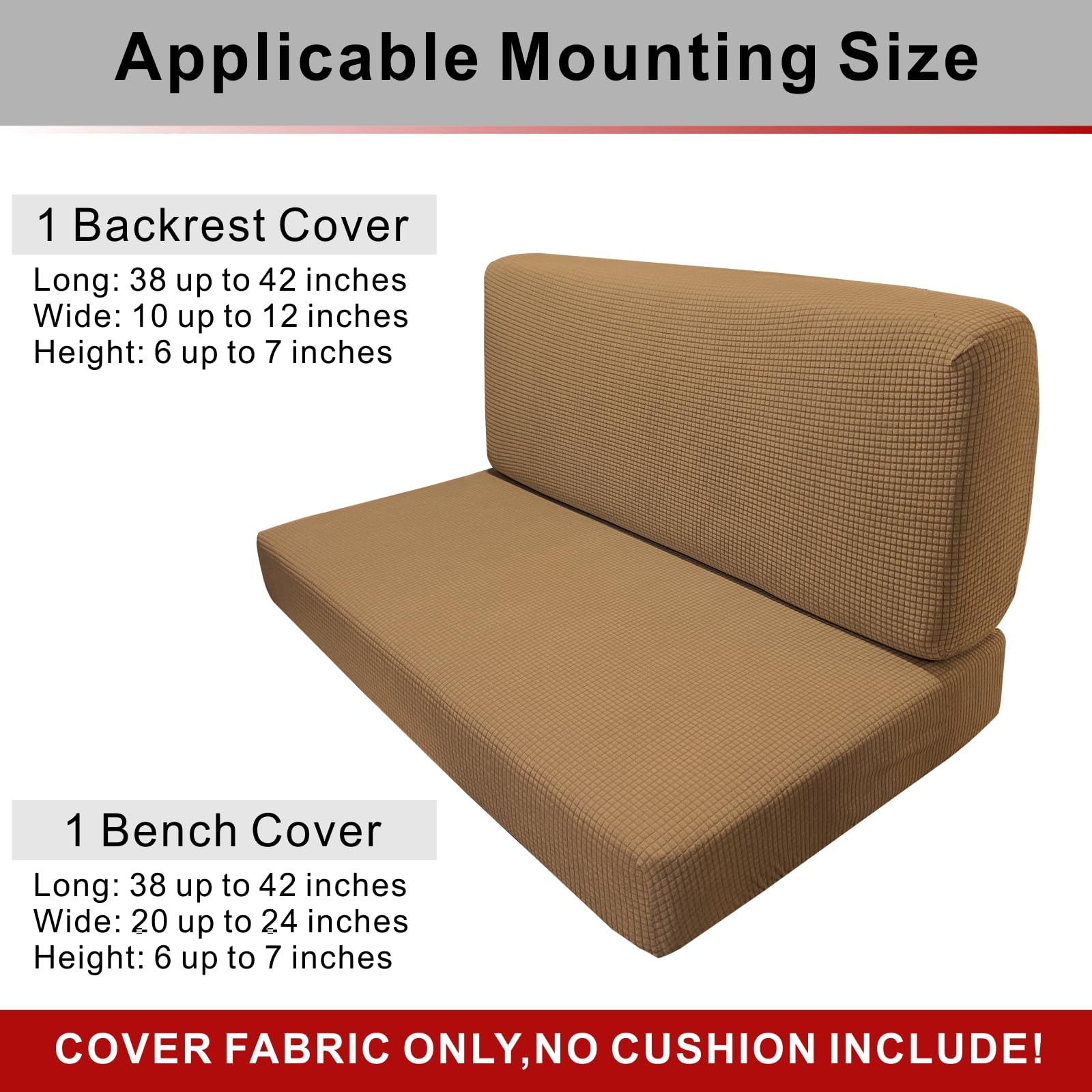 Amazon.com: Dulepax RV Dinette Cushion Covers, Replacement Camper