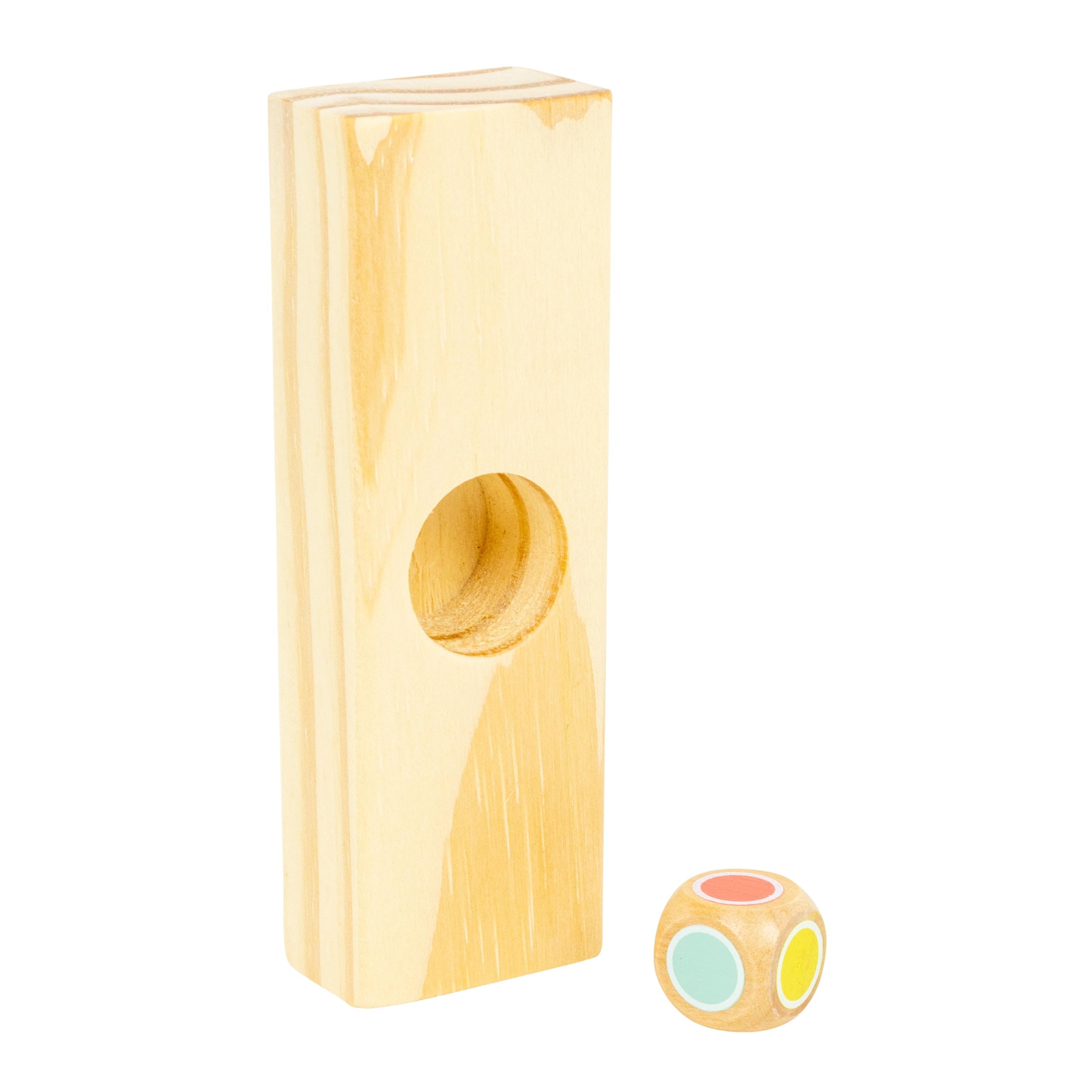TP Toys - Torre de Equilibrio Gigante de Madera FSC - Juego de Habilidad Familiar - Interior/Exterior - Piezas Coloridas - para niños y Adultos - a Partir de 5 años - Tamaño XL Divertido y Agradable