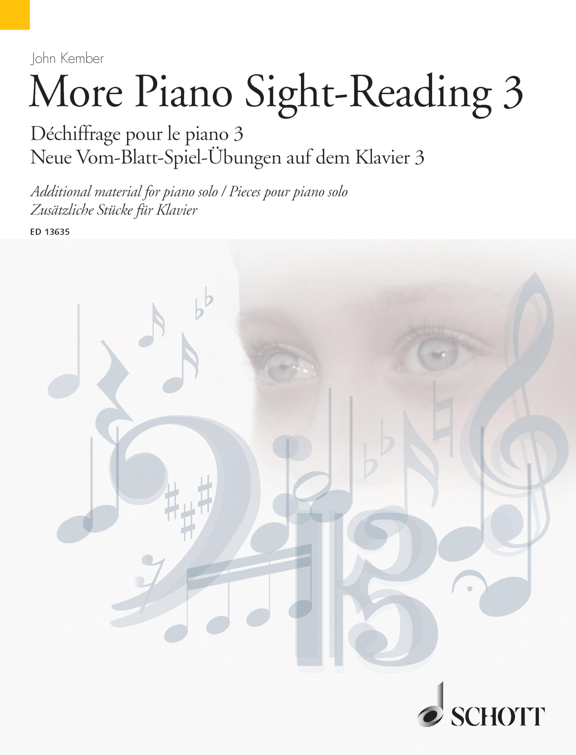 More Piano Sight-Reading 3 Vol. 3: Additional Material for Piano Solo (Schott Sight-Reading Series: Piano)