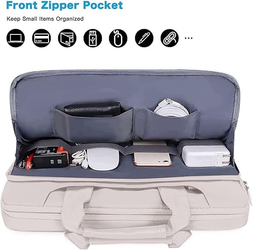 Miniatura 3 de MOSISO 360 - Bolsa de hombro protectora para laptop compatible con MacBook AirPro, portátil de 13-13.3 pulgadas, compatible con MacBook Pro de 14