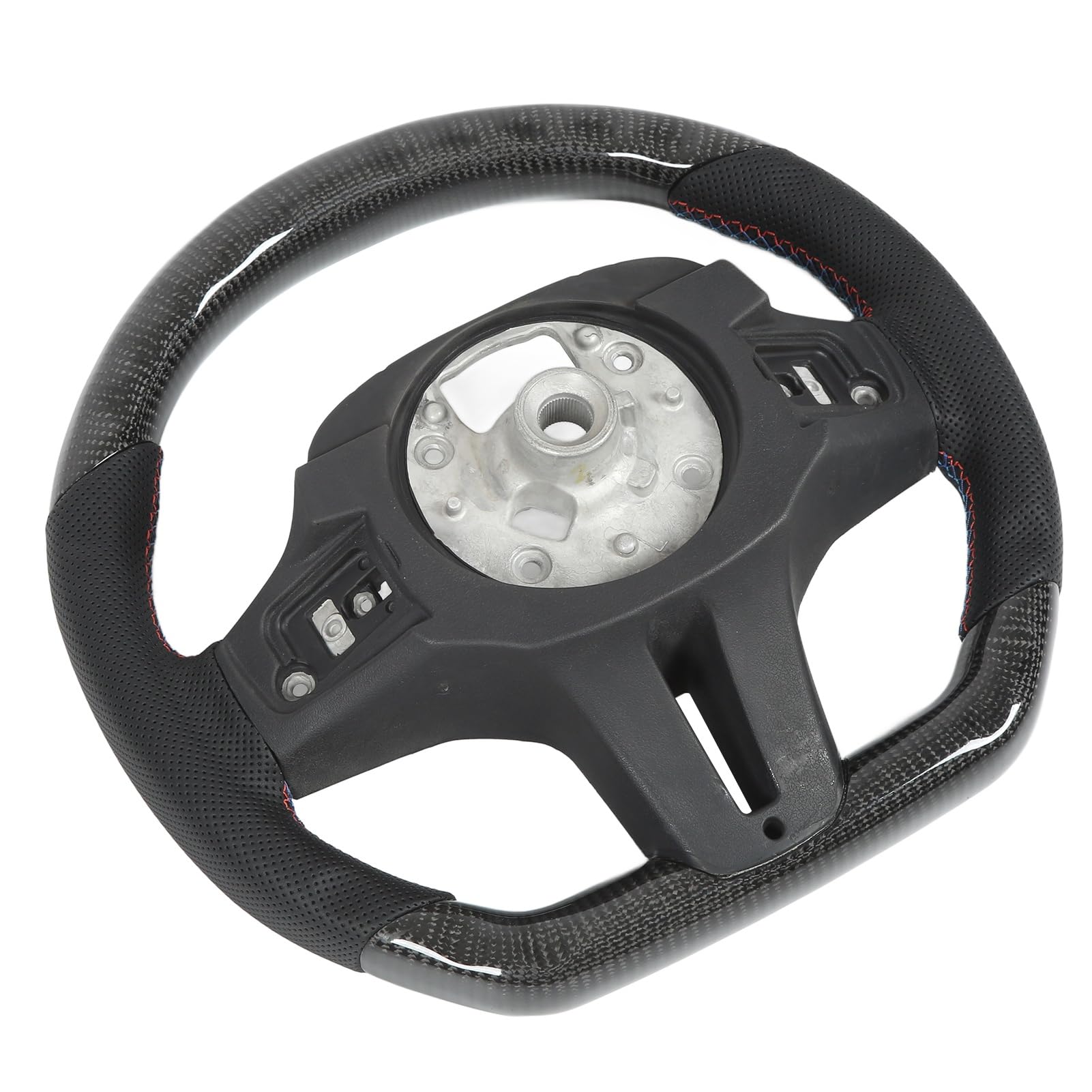 Volante con Display a LED in Fibra di Carbonio, Volante da di Alta qualità per M5 F90 2018-2022, Luci di RGB Regolabili, Design con Impugnatura Comoda