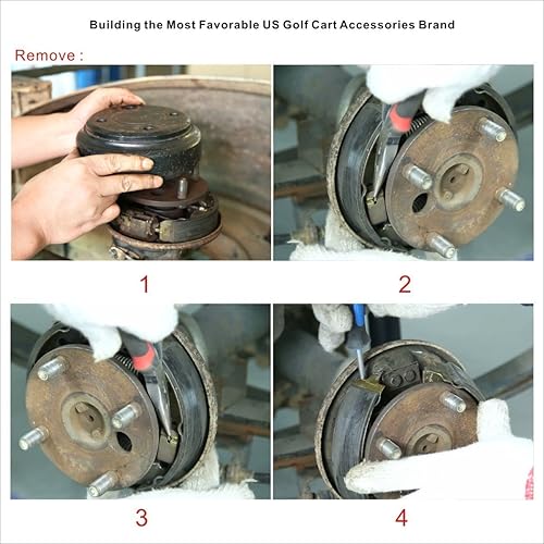 Miniatura 5 de Zapatos de freno de coche Club Golf Cart (1995-up) DS y Precedent Golf Cart Reemplazar # 101823201