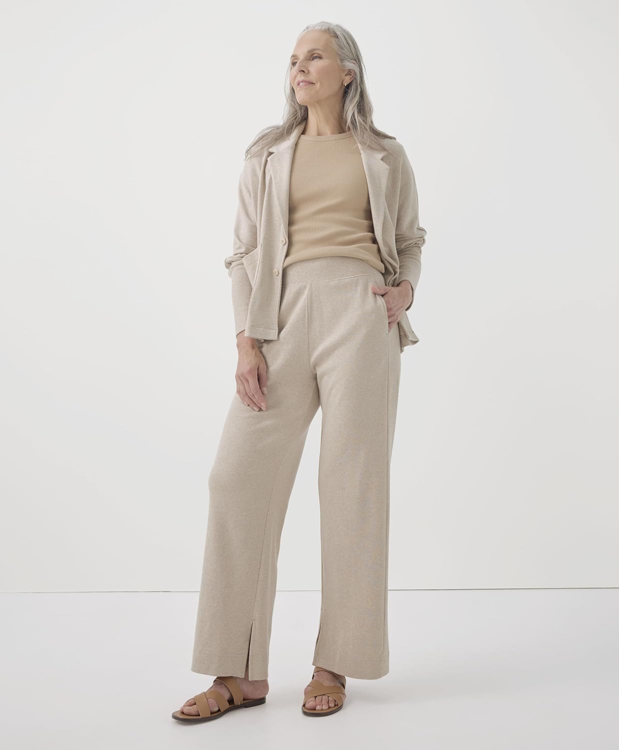 Pact Organic Cotton Women's Wide-Leg Pant - Image 2