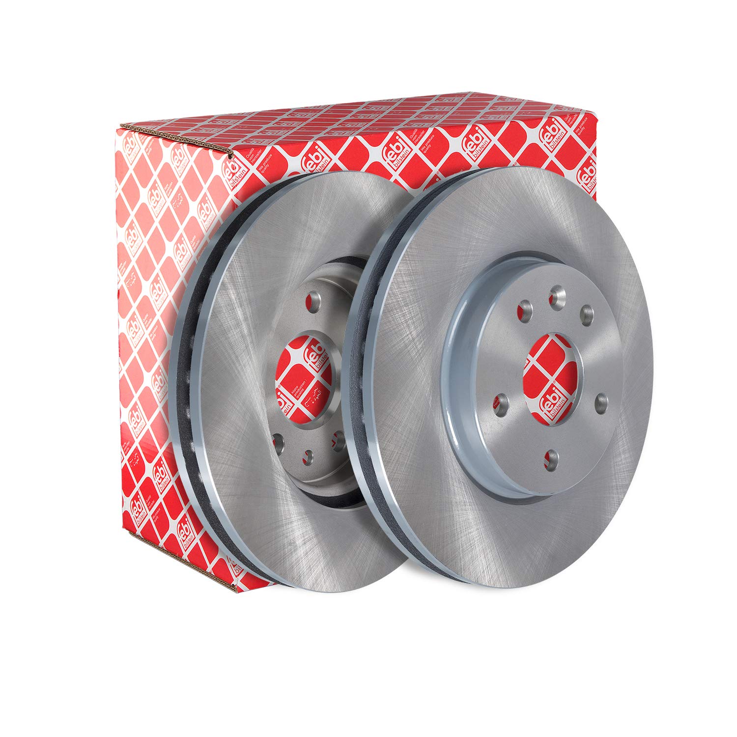 2x Brake Discs Pair Vented Front 276mm 104857 Febi Set 013515905 013515906 New
