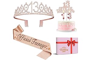 Perfect Birthday Crown Set for Your Precious 13th Birthday Girl