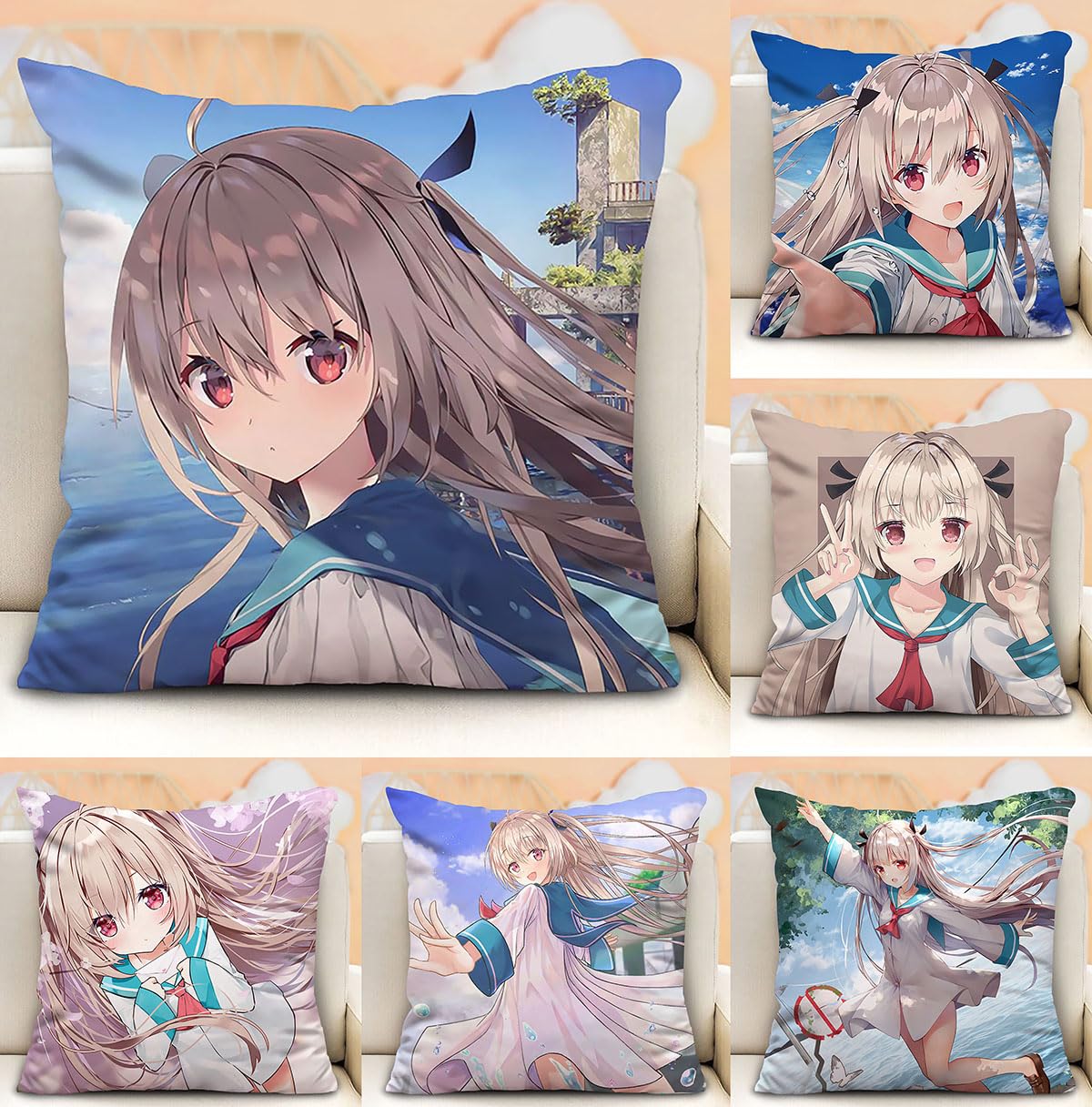 Amazon.co.jp: ATRI -My Dear Moments- 抱き枕 クッション アトリ 斑鳩