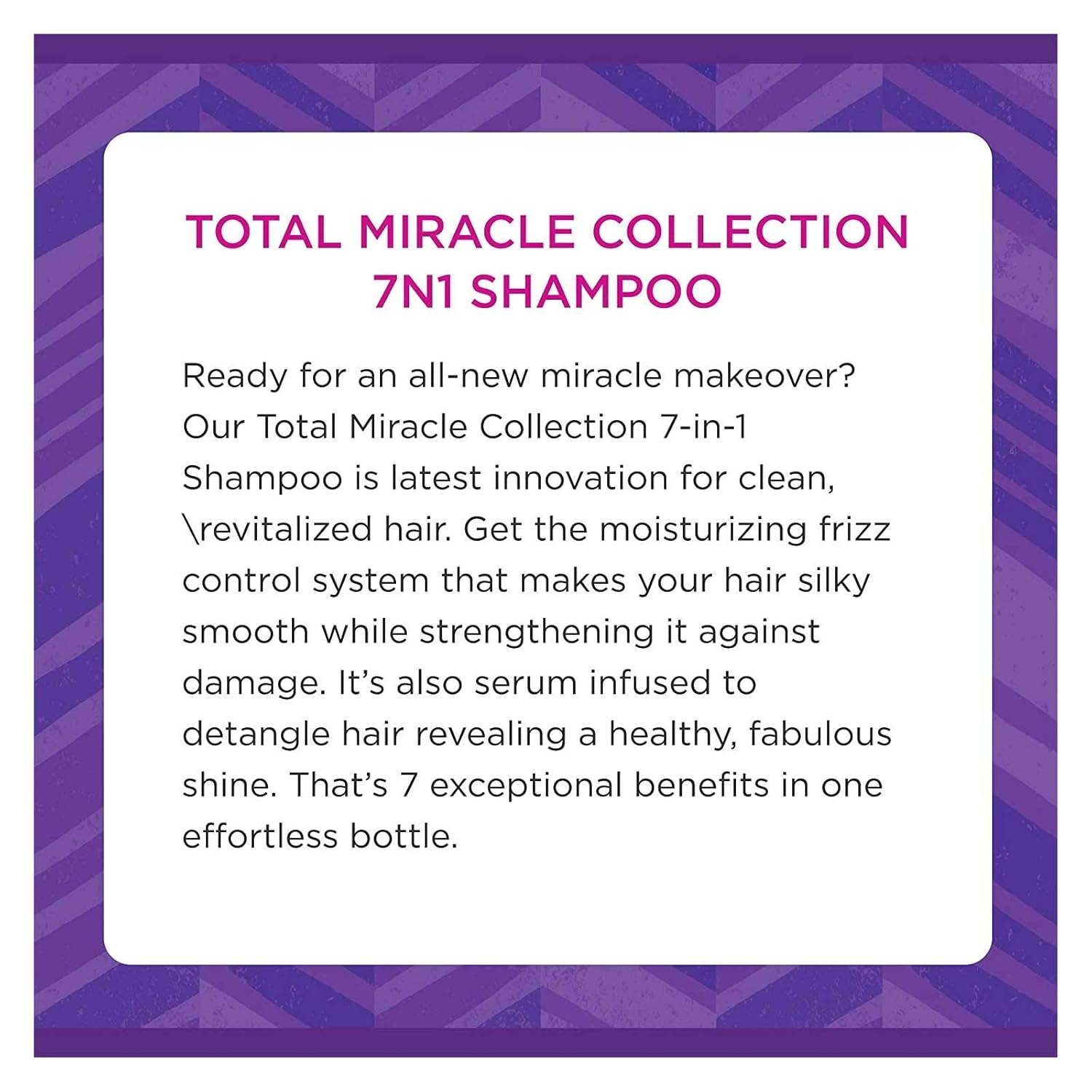 Aussie Shampoo 7-N-1 Total Miracle 12.1 Ounce (358ml) (3 Pack)