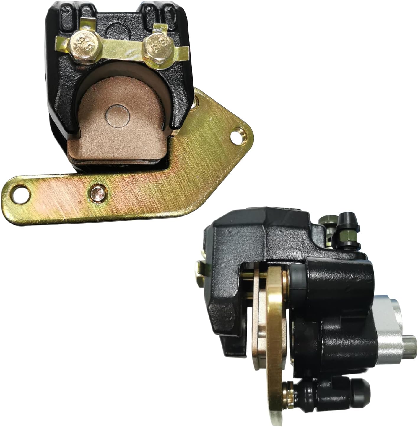 Rear Brake Caliper & Master Cylinder & Brake Hose Line Set Compatible with Yamaha Banshee 350 YFZ350 1987-2006 OE Part # 1UY-2580W-01-00 29L-25850-51-00 5FK-2583V-00-00