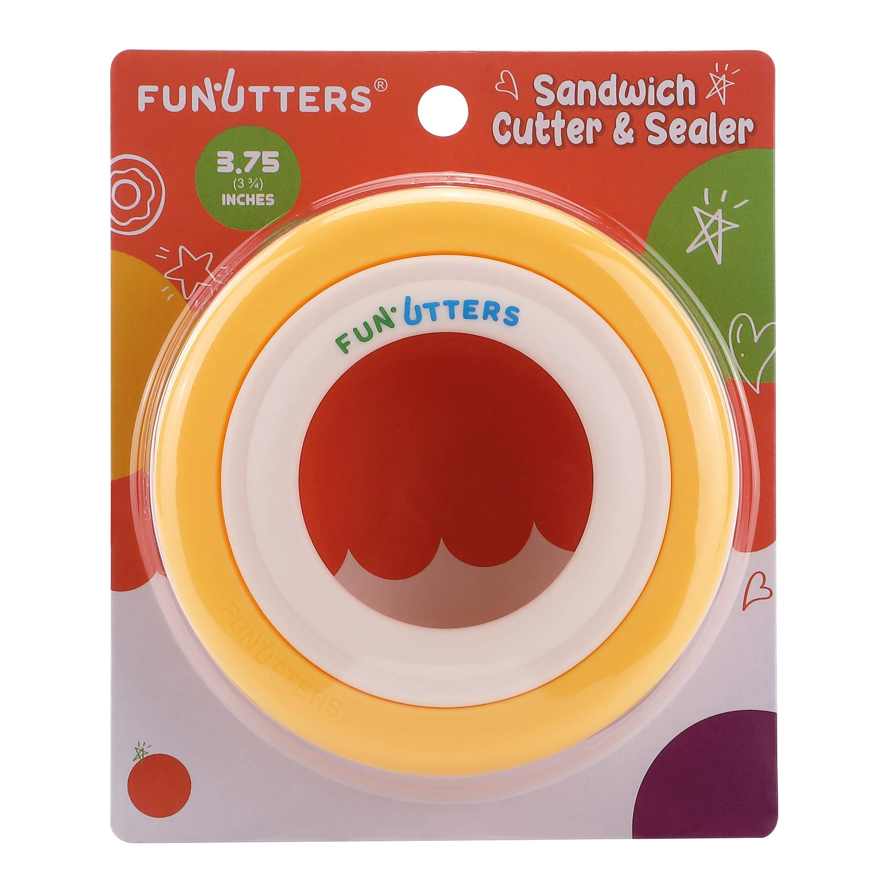 Buy FUNUTTERS Sandwich Cutter and Sealer, 3.75'', Uncrustables Maker