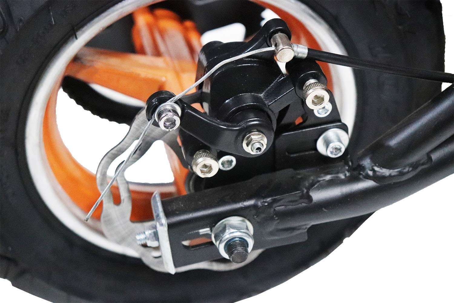 Minimoto Tribo Arancio Motore 2 tempi 49cc per Bambini Motore a scoppio raffreddato ad aria