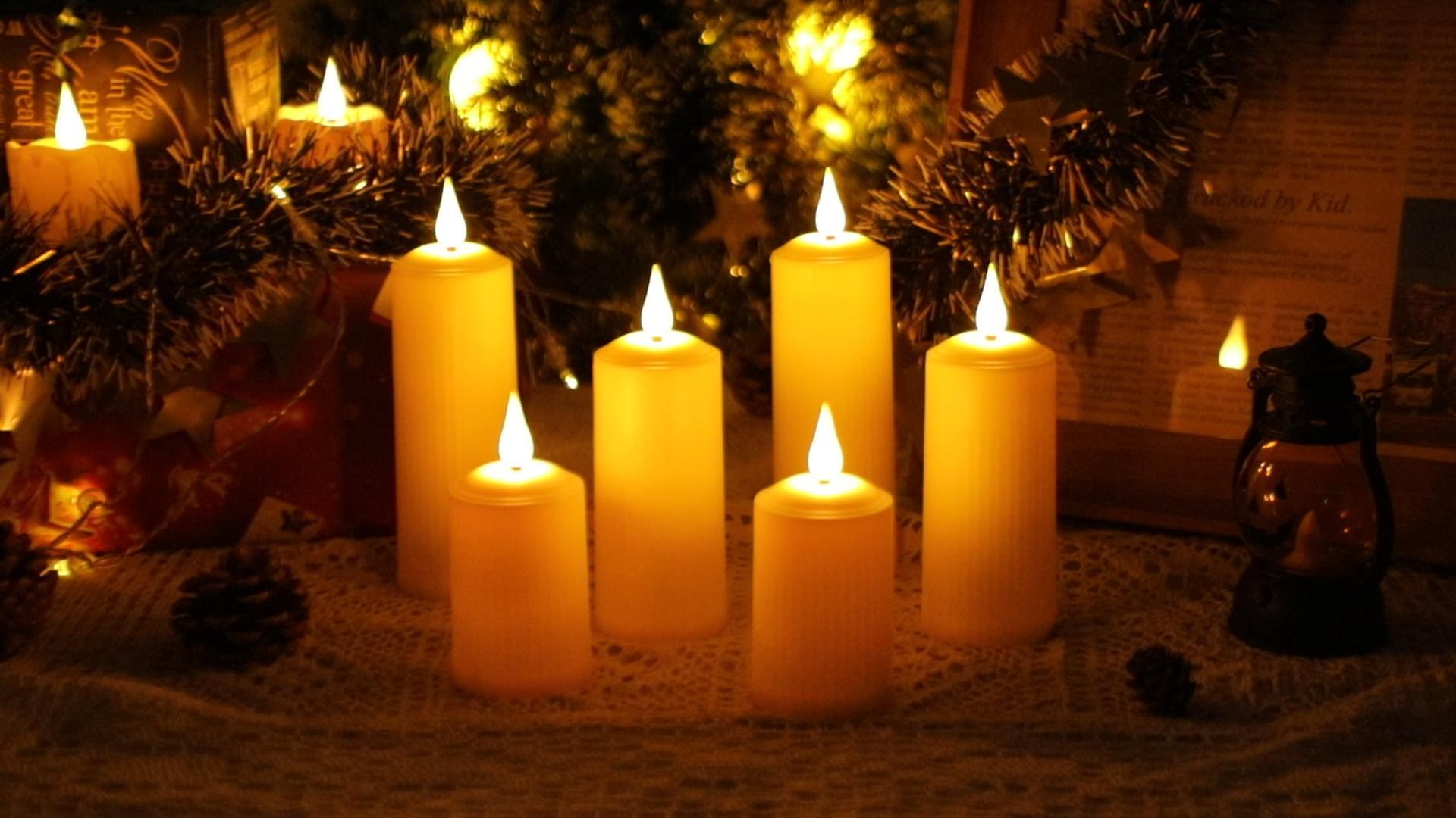 Forever Speed 3er LED Kerzen Set - Aufladbar Mit Fernbedienung & Timer, Dimmbar