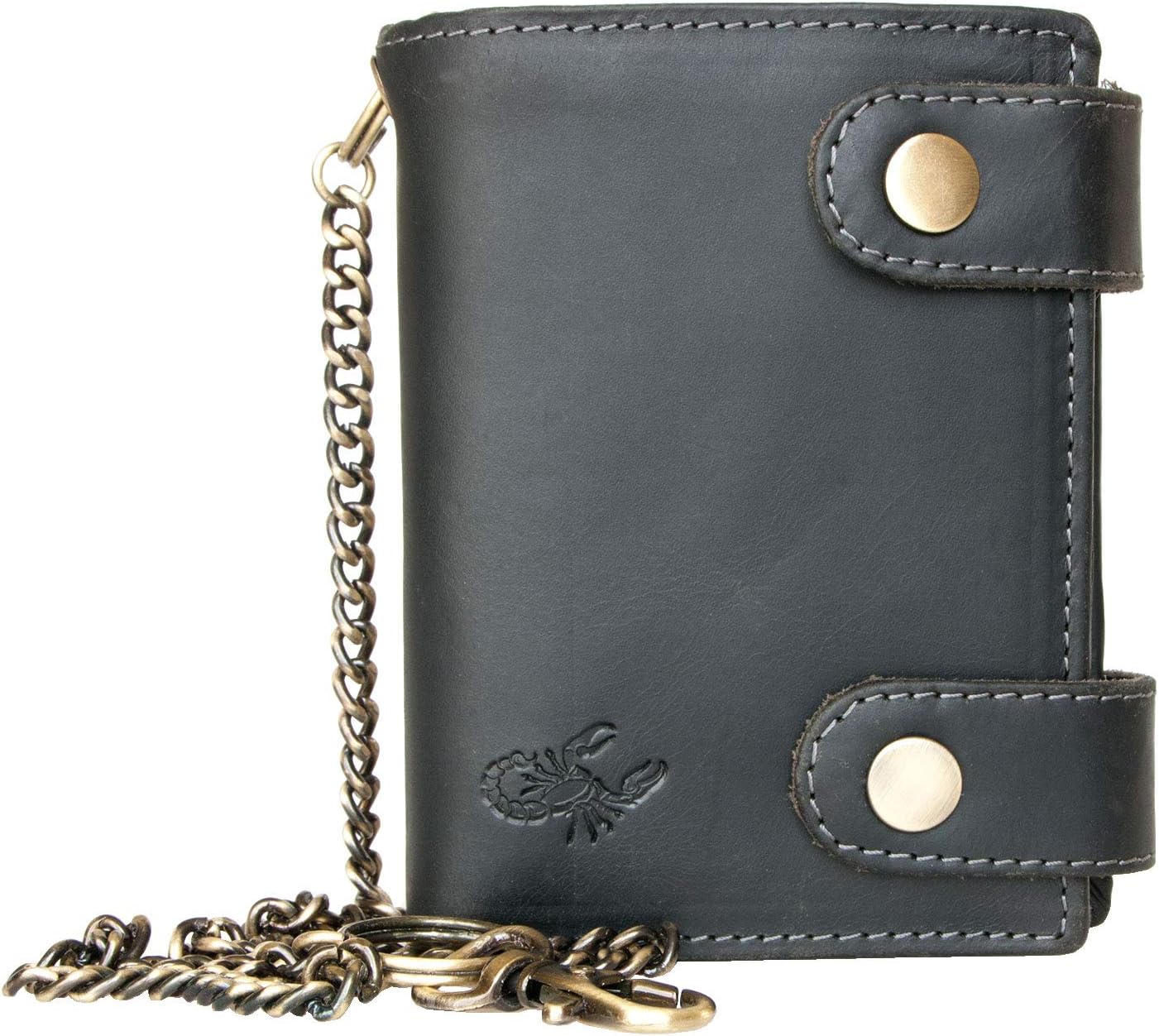 Amazon.com: Leather Trifold Wallets for Men - RFID Blocking - Mens ...