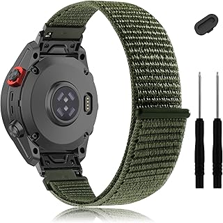 ZPJPPLX 20mm Nylon Bands for Garmin Fenix 7S Pro/Fenix 7S/Fenix 6S Pro/Fenix 6S,Quick Fit Sports Strap for Fenix 5S plus/Fenix 5S/Descent Mk2s