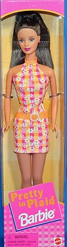 Mattel Barbie - Pretty in Plaid Barbie Morena (1998)