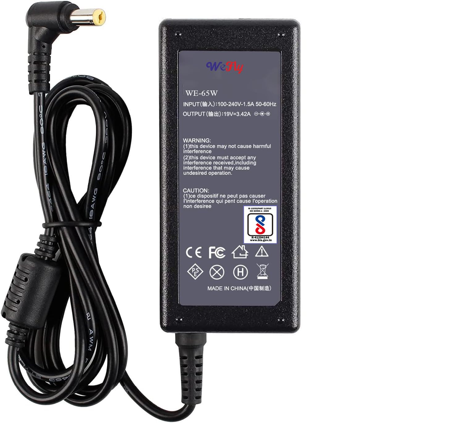 WeFly 65W AC Laptop Adapter Charger for Acer Aspire 5 A515-51 A515-43 A515-52 A515-51G A517-51P N17Q4 N17C4 N18C1 N19C1 N15Q4 N19C2 N18W1 N17C3 Laptop Adapter (B0D96GBZBW) Amazon Price History, Amazon Price Tracker