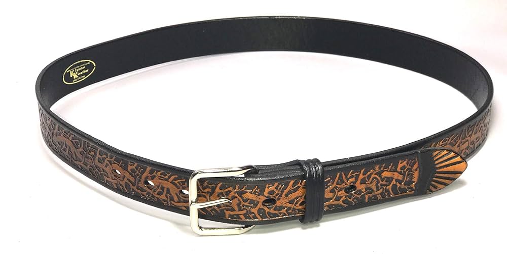 小物 CLANE LEATHER BELT Black FF Belt Leather Black | Fendi