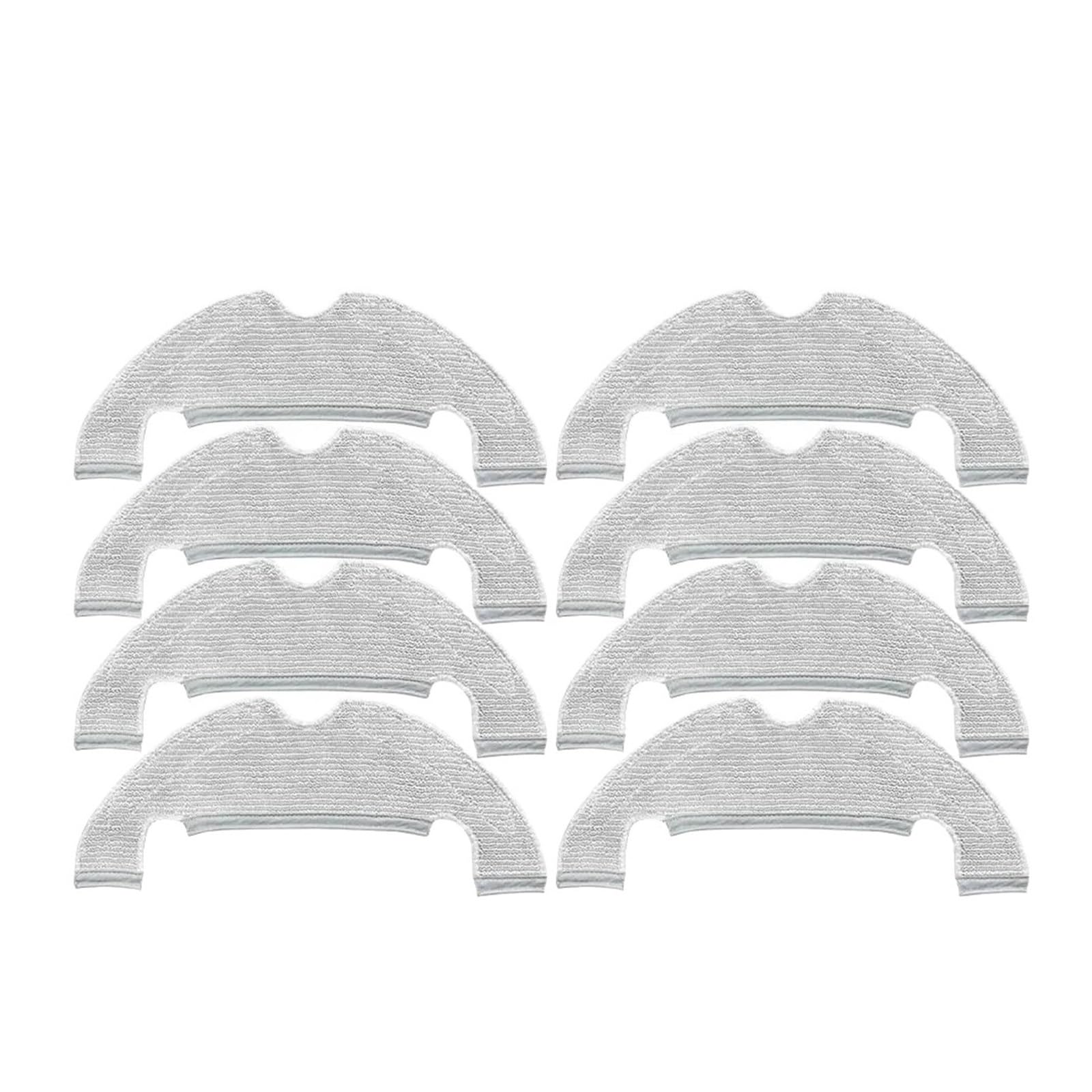 Eezii 8Pc Mop Cloth,Compatible Forxiaomi，Vacuum X10,Compatible Fordreame，Z10 Pro Wipes Rags Vacuum Cleaner Spare Parts(8Pc)