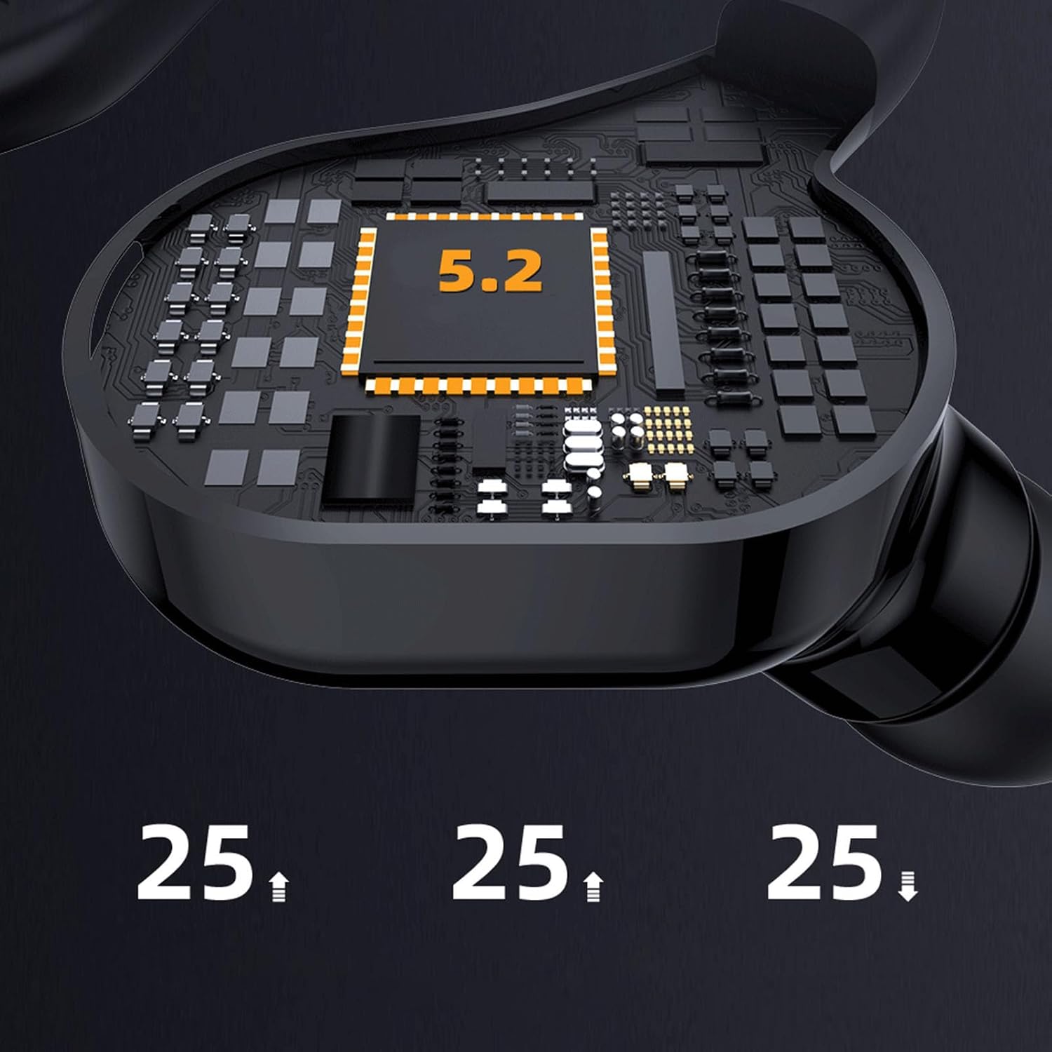 Internal chip with Bluetooth 5.2 marking