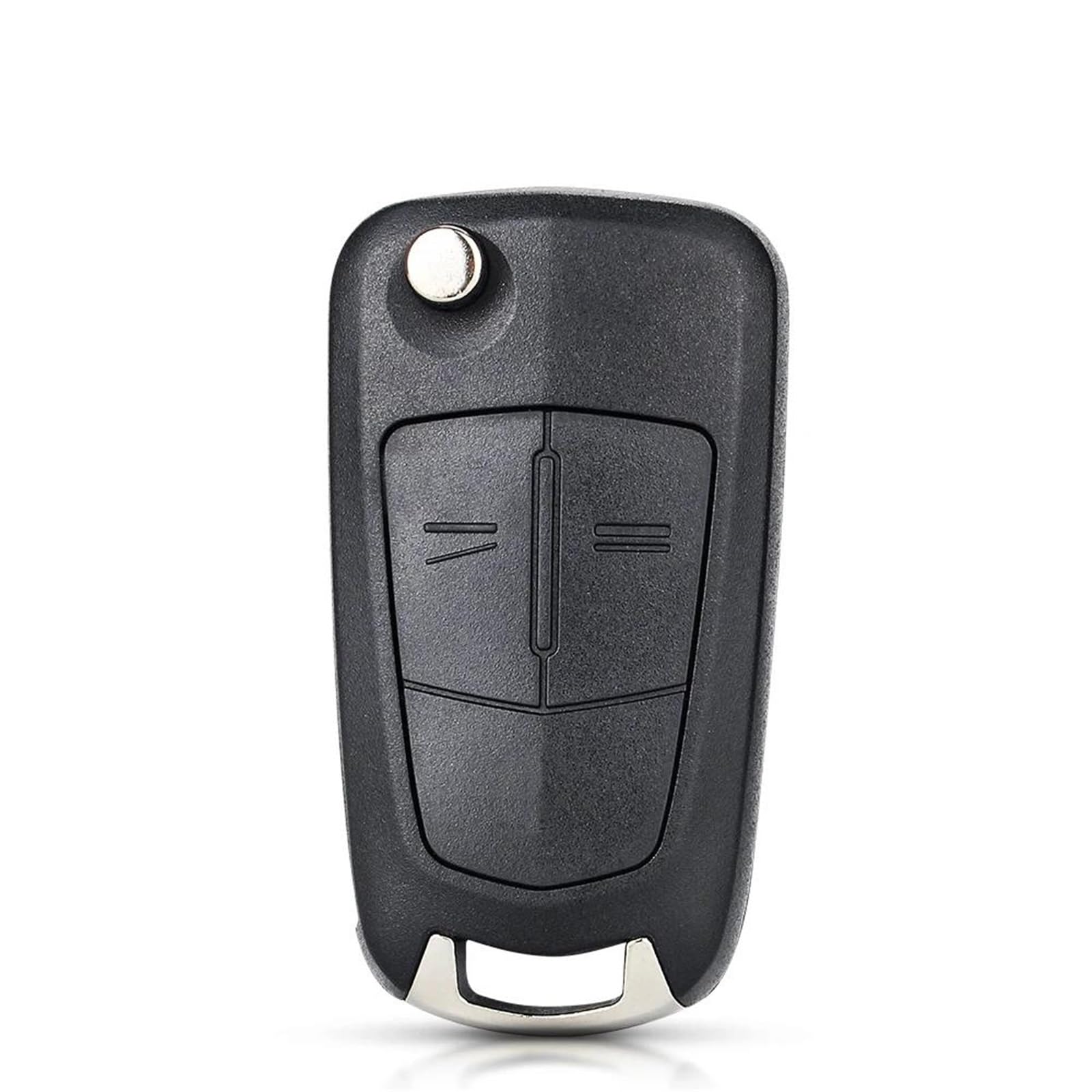 Coque de clé pliable 2 boutons Opel Corsa 2008 boitier telecommande ABS - 6