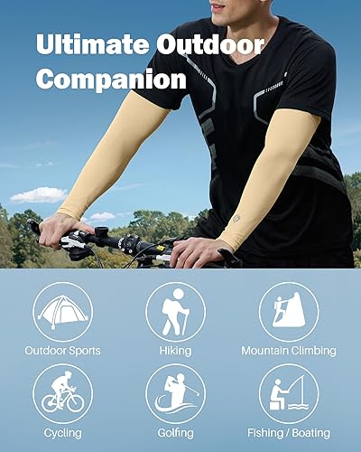 Miniatura 6 de SHINYMOD 2019 - Mangas de enfriamiento para el sol, 1 par, 3 pares, 6 pares, protección UV, protección UV, mangas de tatuaje, para hombres, mujeres,