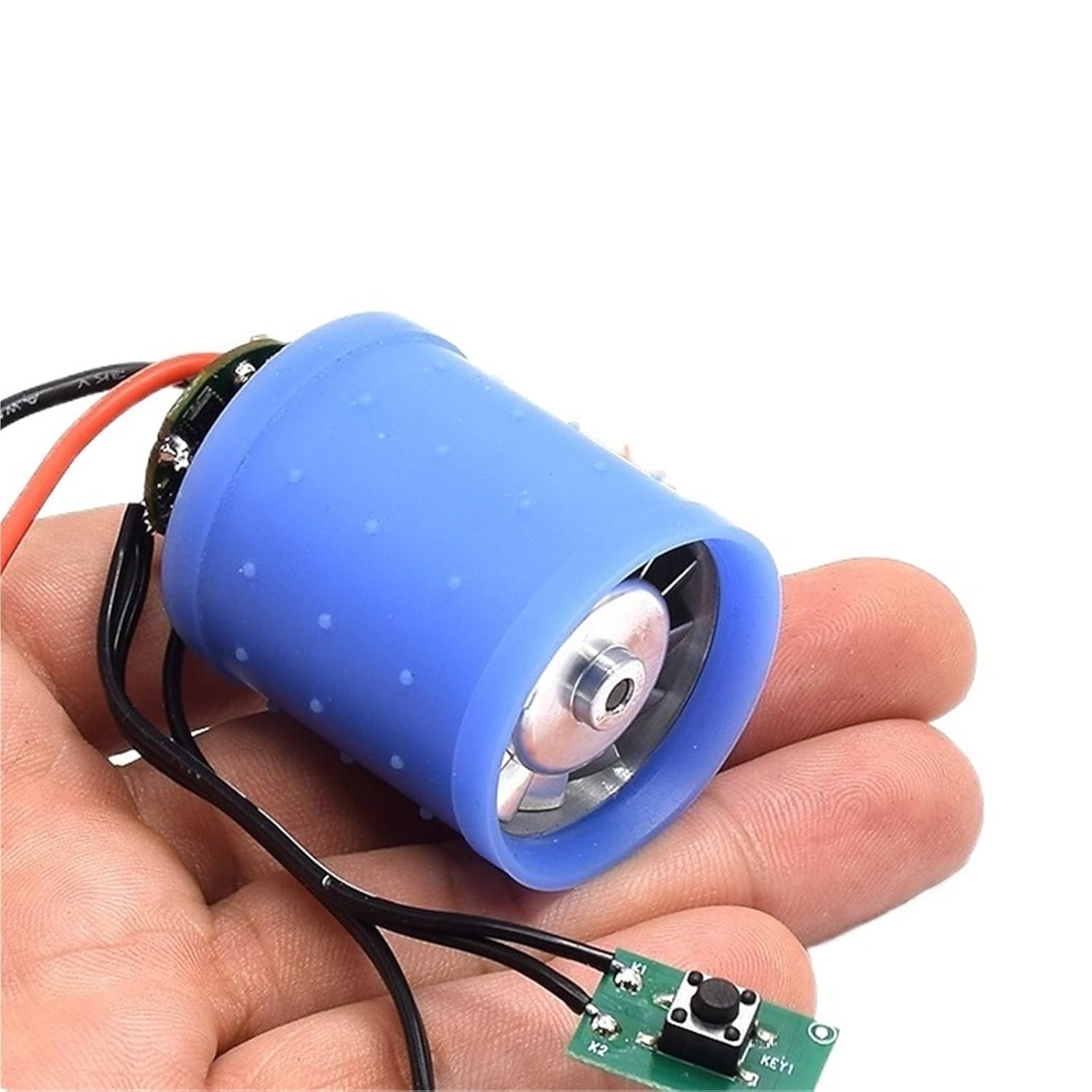 DC 7.4V/11.1V 12V Mini BLDC Brushless Motor with Drive 200W Ultra-high Power Speed Aluminum Alloy Impeller Ducted Fan DIY(11.1V)