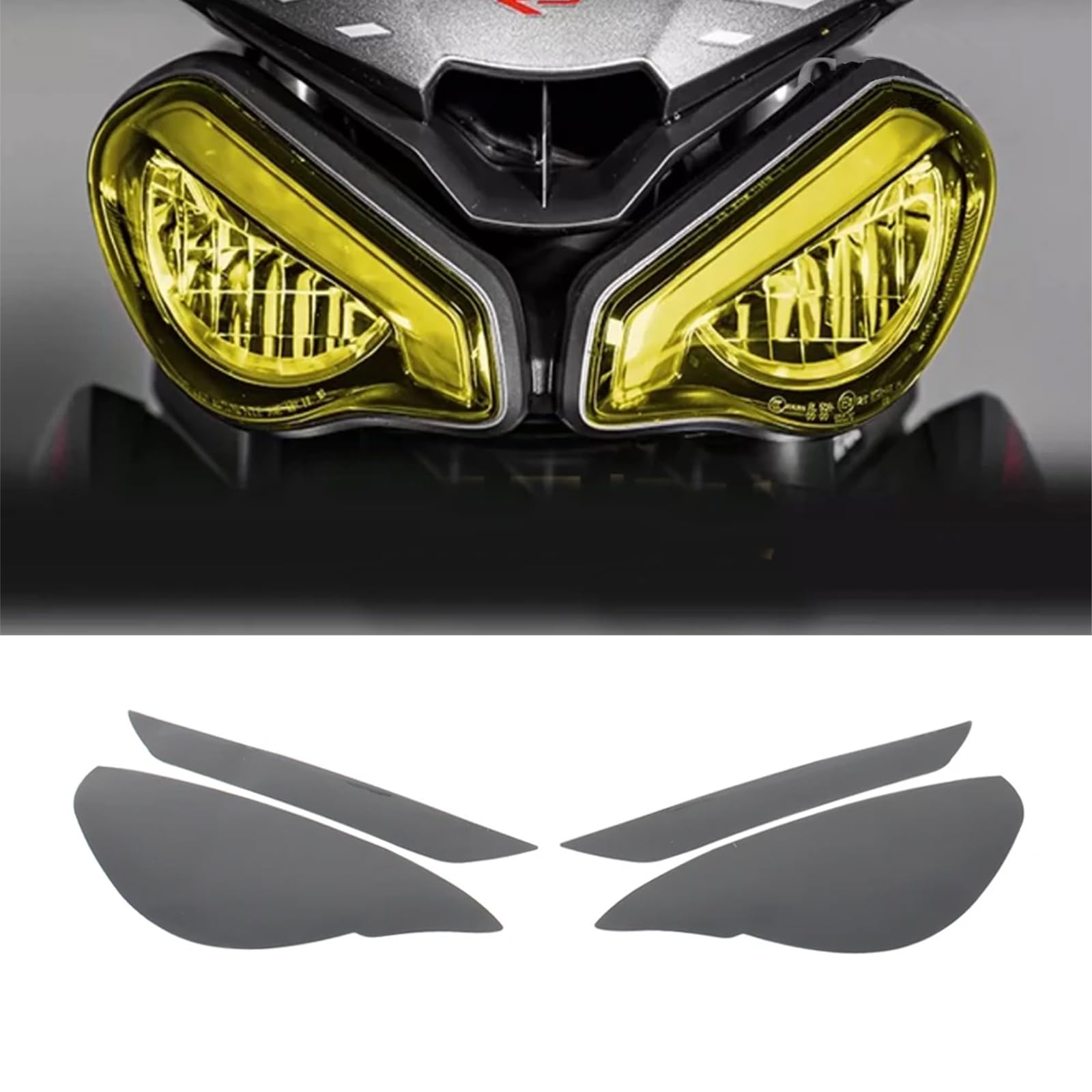 Amazon | For Street Triple 765R 765 RS MOTO 2 2023 2024 用 ヘッド