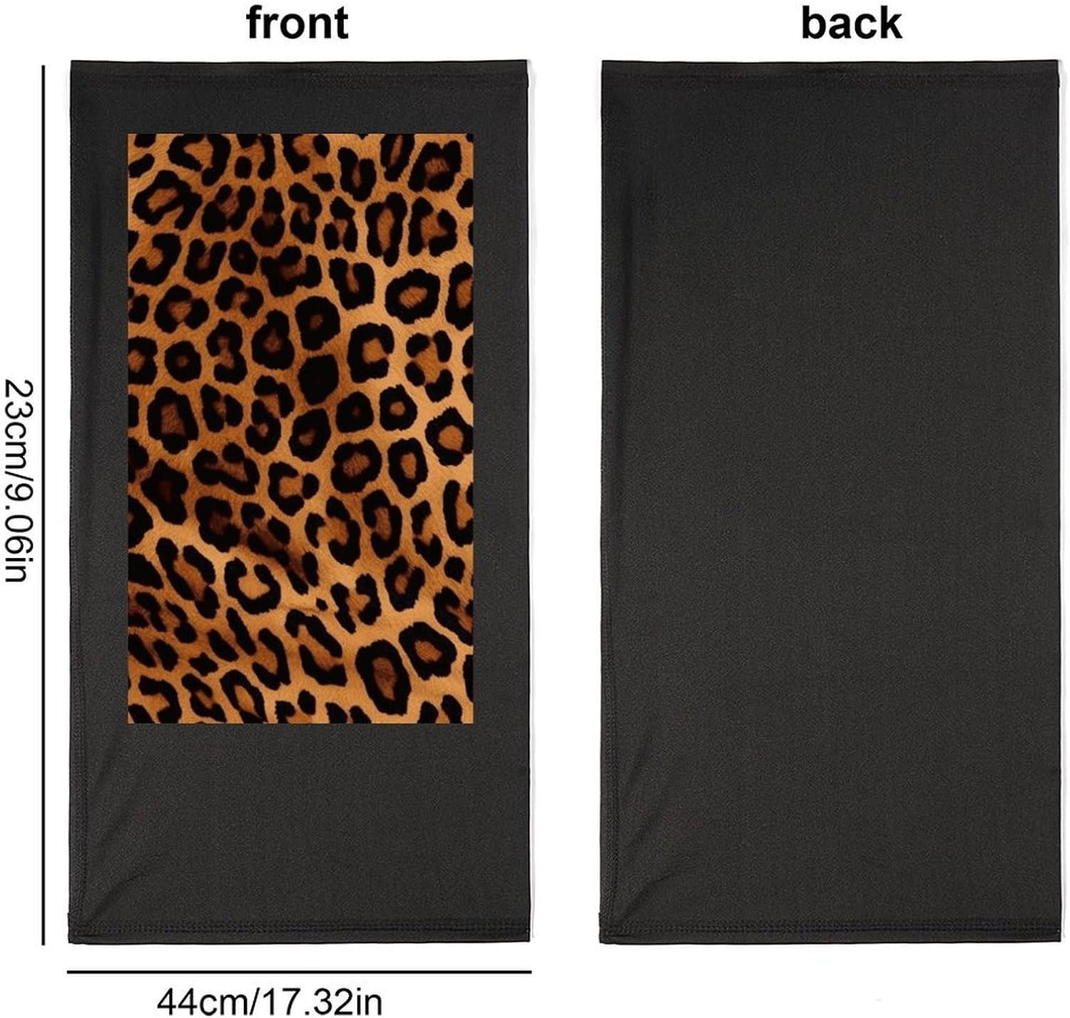 Cool Cheetah Leopard Neck Gaiter Face Mask UV Protection for Men Women, Breathable Quick Dry Face Cover Bandana Outdoor Sports Balaclava Wind-Proof for Hiking Skiing Motorcycle Cycling