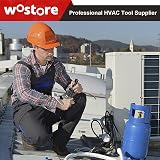 Wostore Eccentric Flaring Tools Set and Tube Cutter Kit for 7 Dies Sizes 3/16-3/4inch Refrigeration HVAC 45 Degree Heavy Duty - 8
