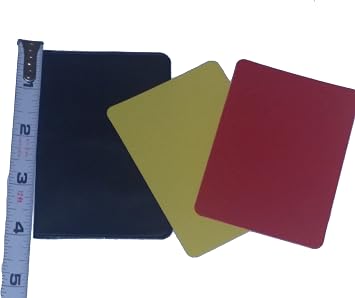 Soccer Referee Red Ejection and Yellow Warning Penalty Cards with Wallet