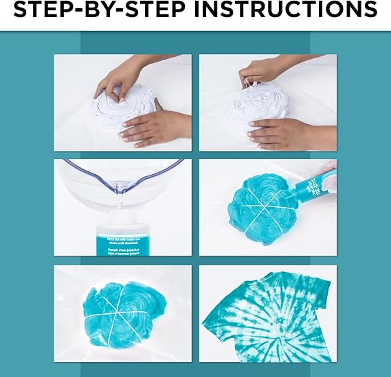 Tulip One Step Tie Dye Kit: Mini Neon Kit in Teal and Green