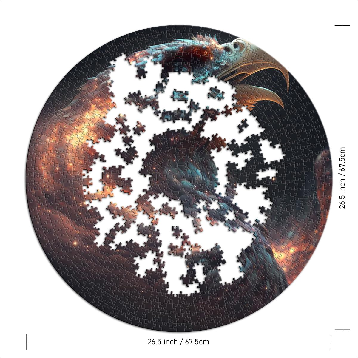 Puzzle da 1000 pezzi per adulti Aquila bandiera aericana puzzle