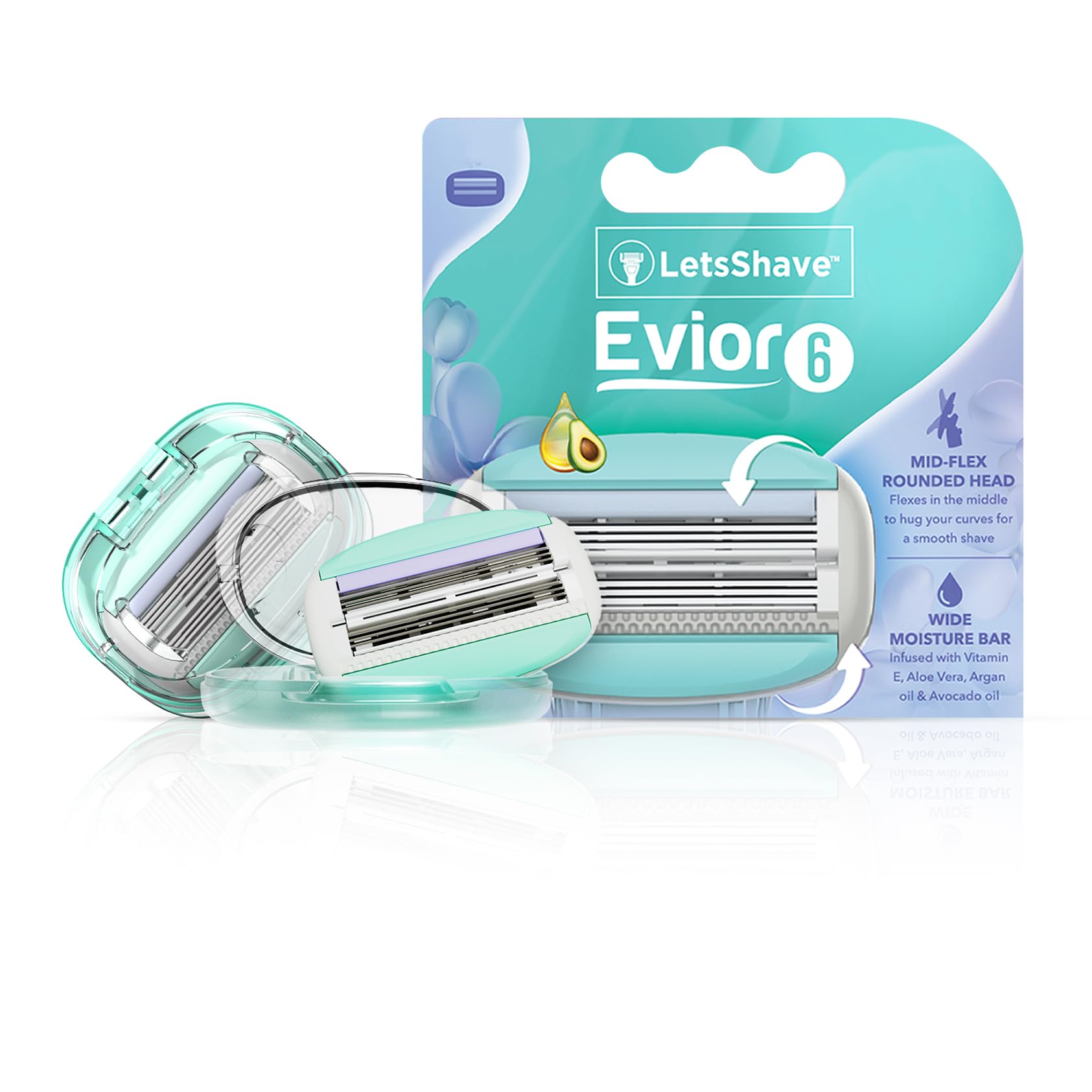 See full amazon price history chart for LetsShave Evior 6 Shaving Razor Blades Refills (Cartridge) For Women, Pack fo 2 with Lubricating Strip Enriched with Aloe Vera, Vitamin E and Argan oil, Blades for Women LetsShave Evior 6 Shaving Razor Blades Refills (Cartridge) For Women, Pack fo 2 with Lubricating Strip Enriched with Aloe Vera, Vitamin E and Argan oil, Blades for Women (B07BHMVGXV) Amazon Price History, Amazon Price Tracker