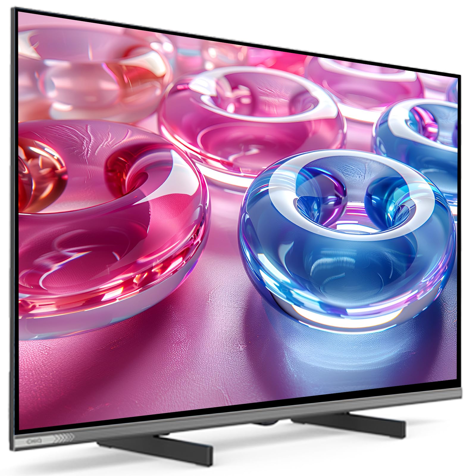 CHiQ L32FM9E 32 Pollici (80 cm) FHD Smart TV, HDR10 & HLG, Dolby Audio, Dbx-tv, Triple Tuner DVB-C/T/T2/S/S2, Chromecast integrato, Wi-Fi Dual-Band, Metallo Senza Cornice