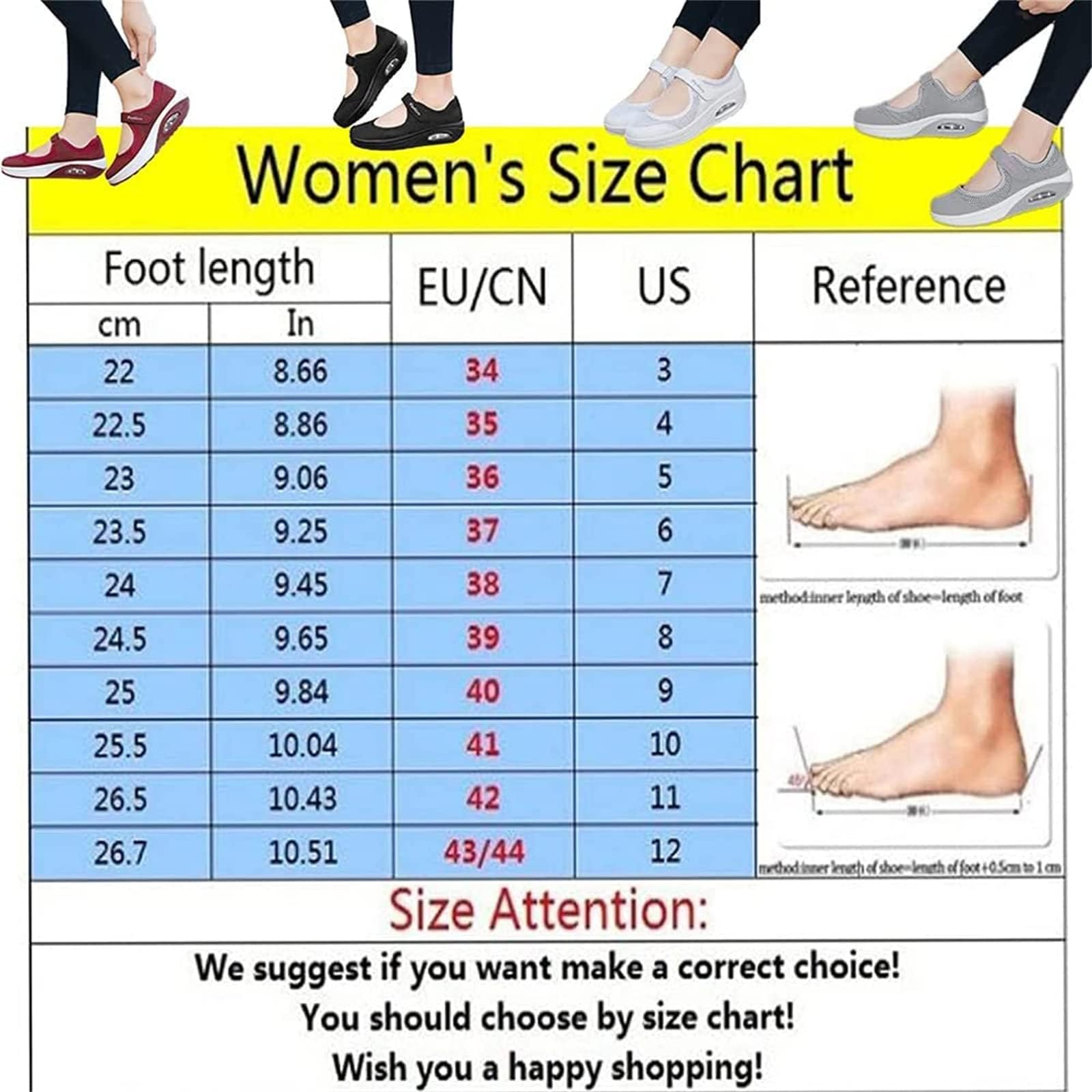 Zapatos Ligeros ortopédicos de enfermería Casuales,Zapatos de Enfermera de Trabajo con cojín de Aire cómodos para Mujer,Zapatillas de Deporte para Caminar Transpirables Ajustables Antideslizantes