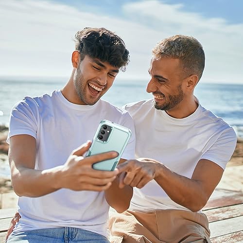 Miniatura 8 de JXVM Funda para Samsung Galaxy A14 5G doble capa a prueba de golpes, militar, resistente, protección de cuerpo completo, resistente, duradera, funda