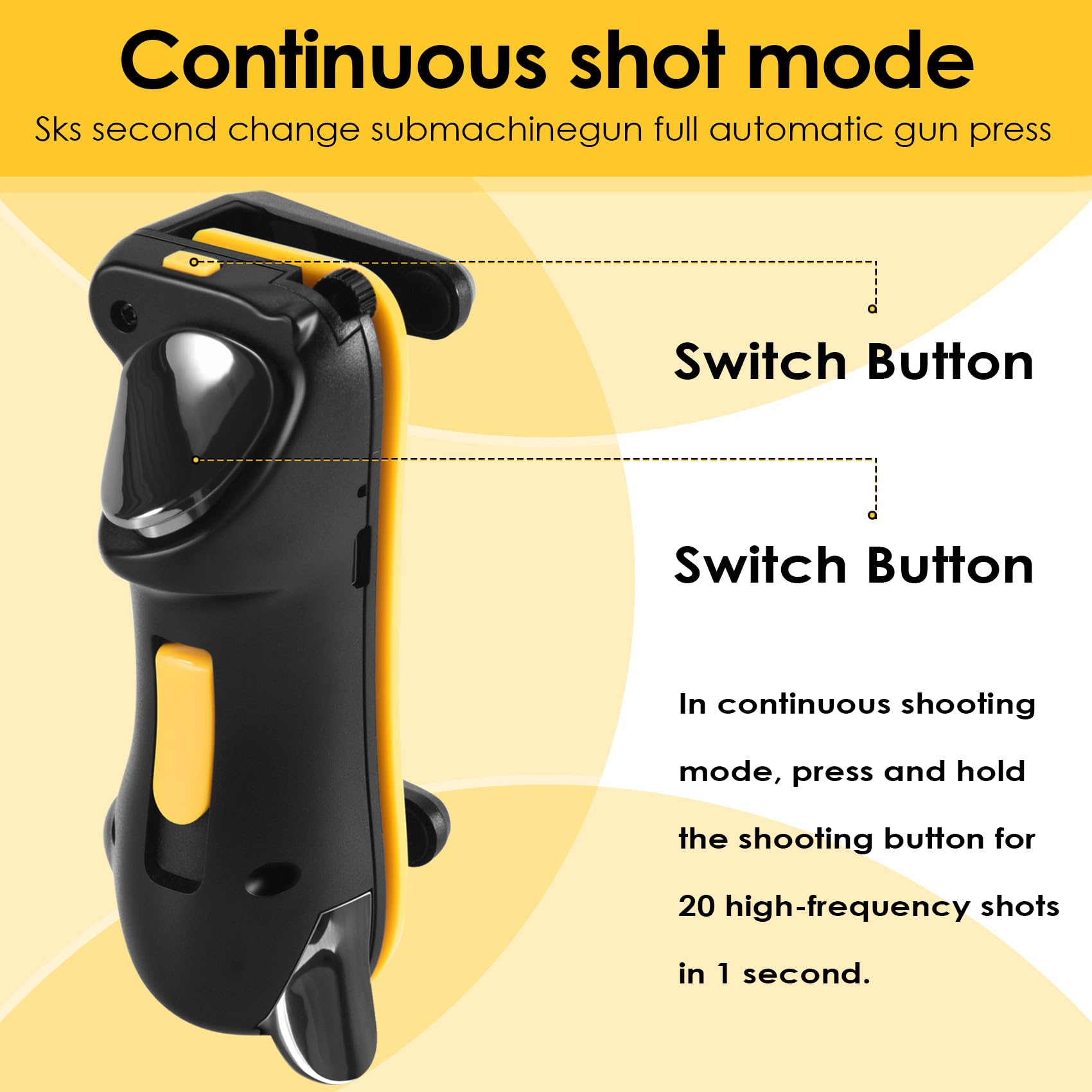 Trigger Controller per Tablet capacità L1R1 Pulsante Fire Aim Trigger Gamepad Joystick per Cellulare