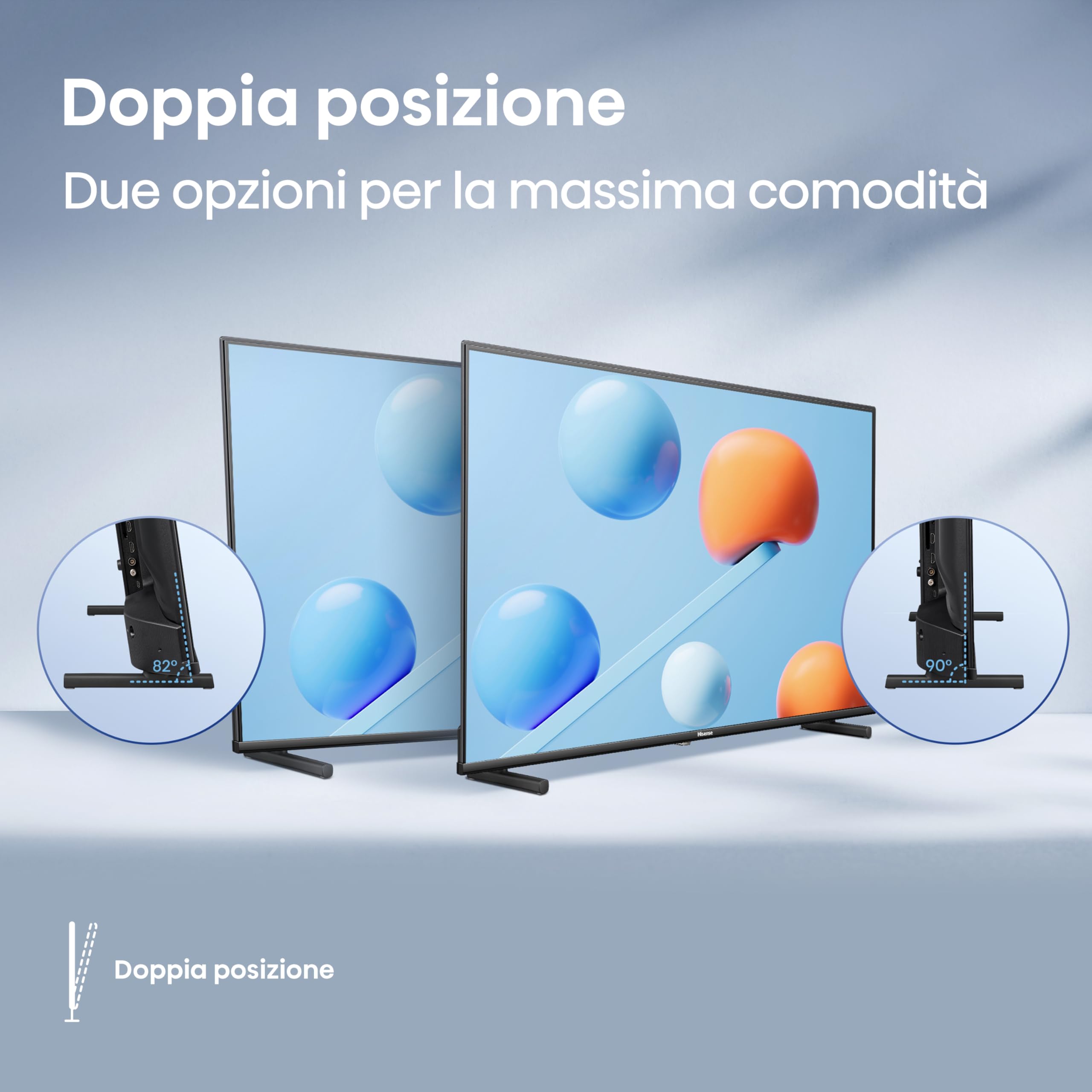 Hisense 40E53QT 40" QLED Full HD Smart TV VIDAA U8 HDR10 Dolby Atmos Game Mode DVB-T2/S2 HEVC 10