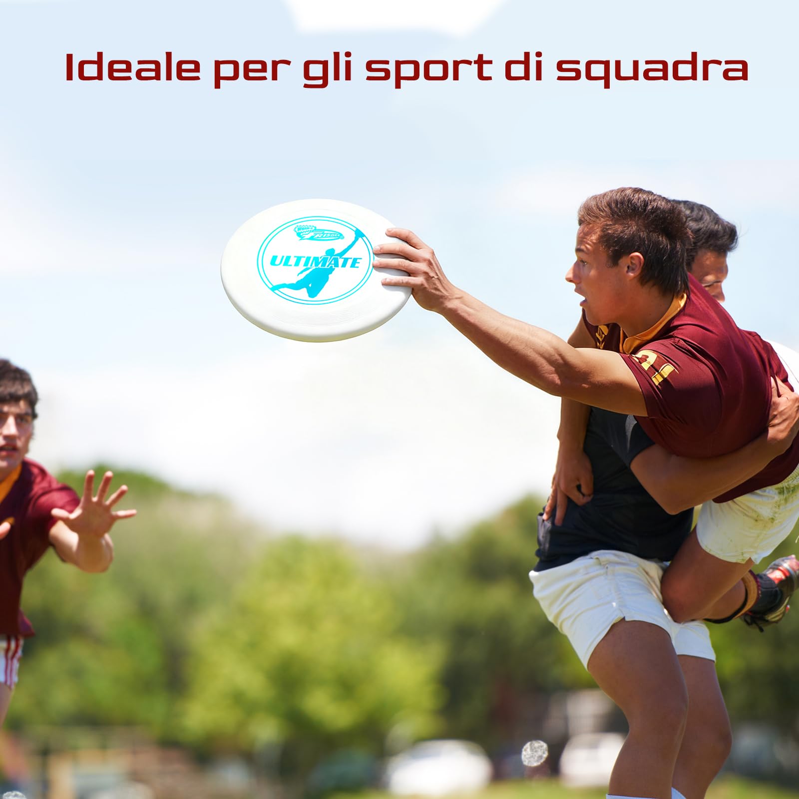 Frisbee Disco Volante Ufficiale Ultimate 175 g da Allenamento Professionale per Competizioni all'Aperto