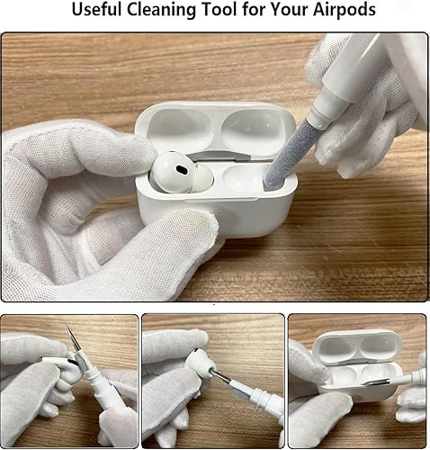 Miniatura 7 de Funda para Airpods 21 Gen con purpurina linda con bolígrafo limpiador, patrón de carcasa para Airpods de 21 generación, funda protectora para