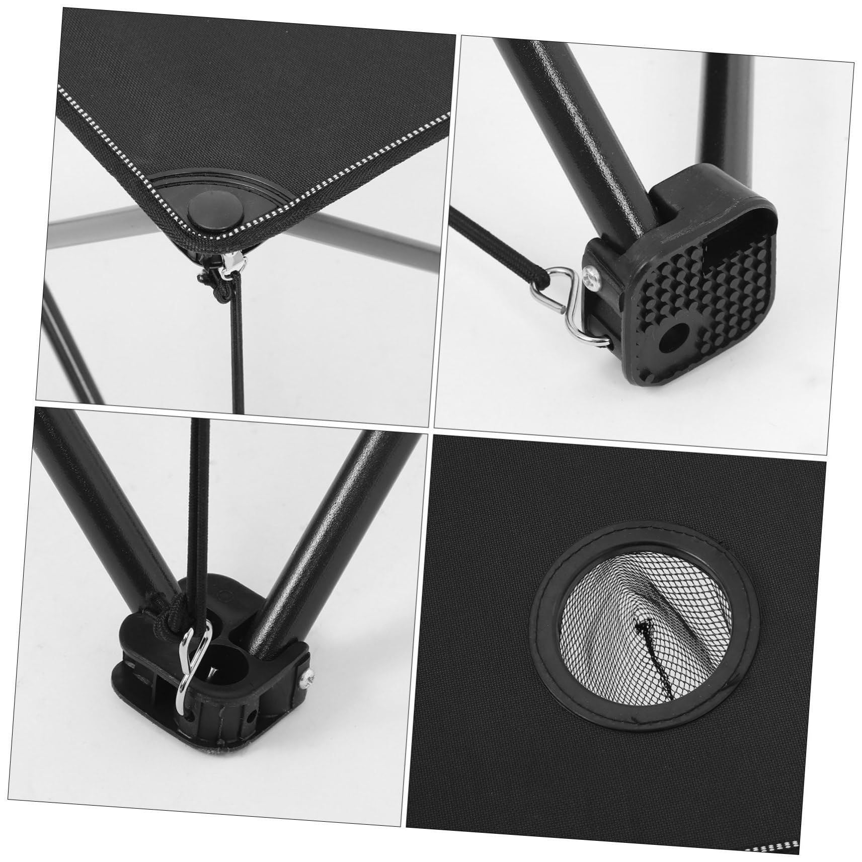 SUPVOX Table Pliante de Camping, Table D’extérieur en Tissu Oxford et Fer, 2 Porte-gobelets, Pliable, Stable, pour Pique-niques et Camping