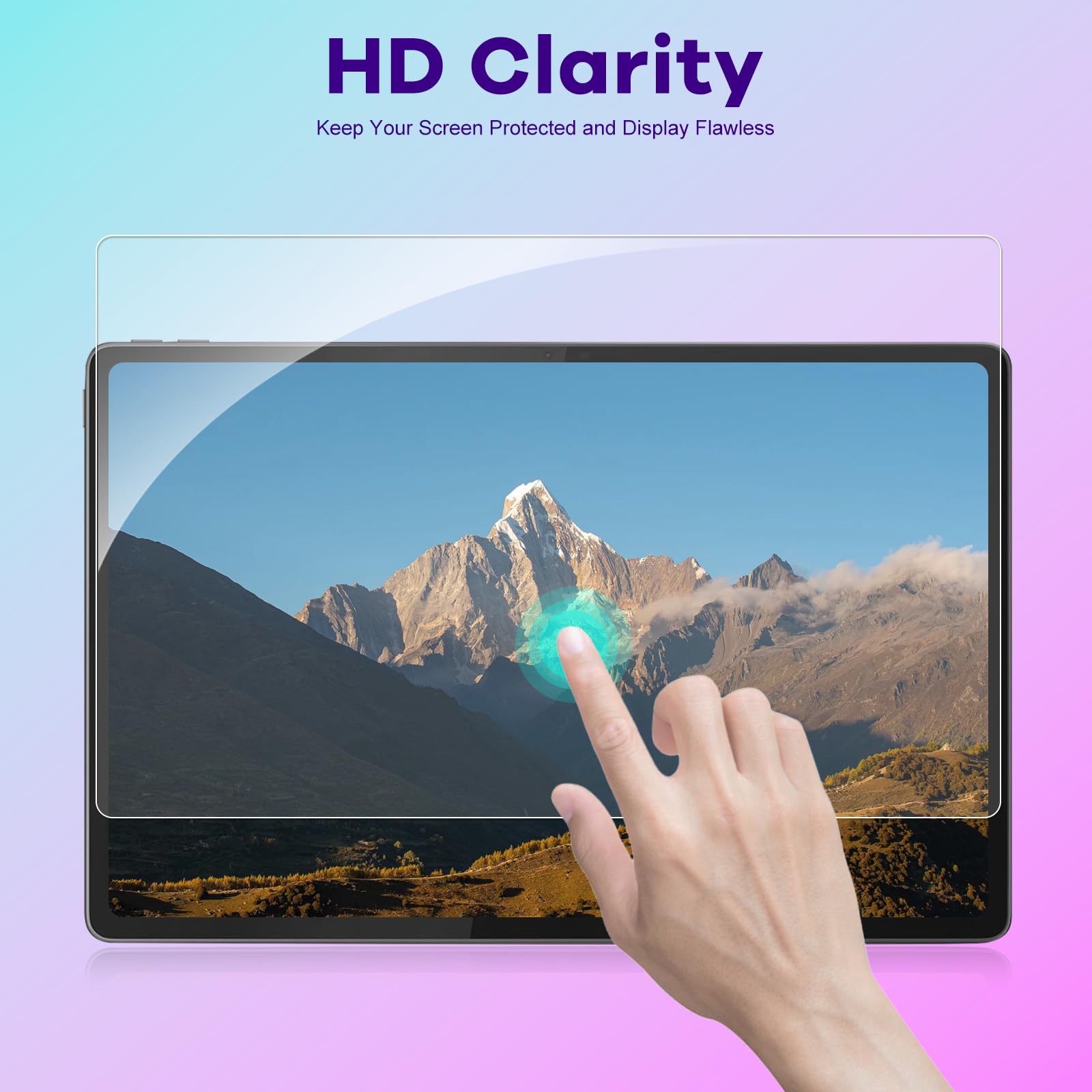 Pellicola in Vetro Temperato 9H per Lenovo Idea Tab 11" 2025, Antigraffio HD-Clear, 2 Pezzi